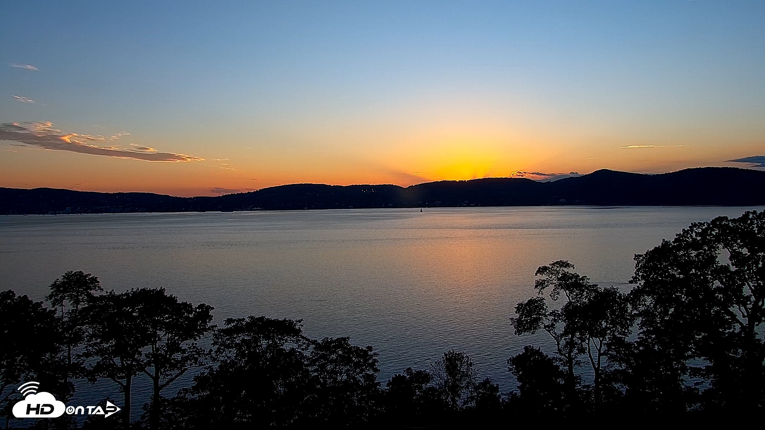 Snapshot of Hudson River Live Webcam taken Sep 10, 2026, 7:07pm EDT
