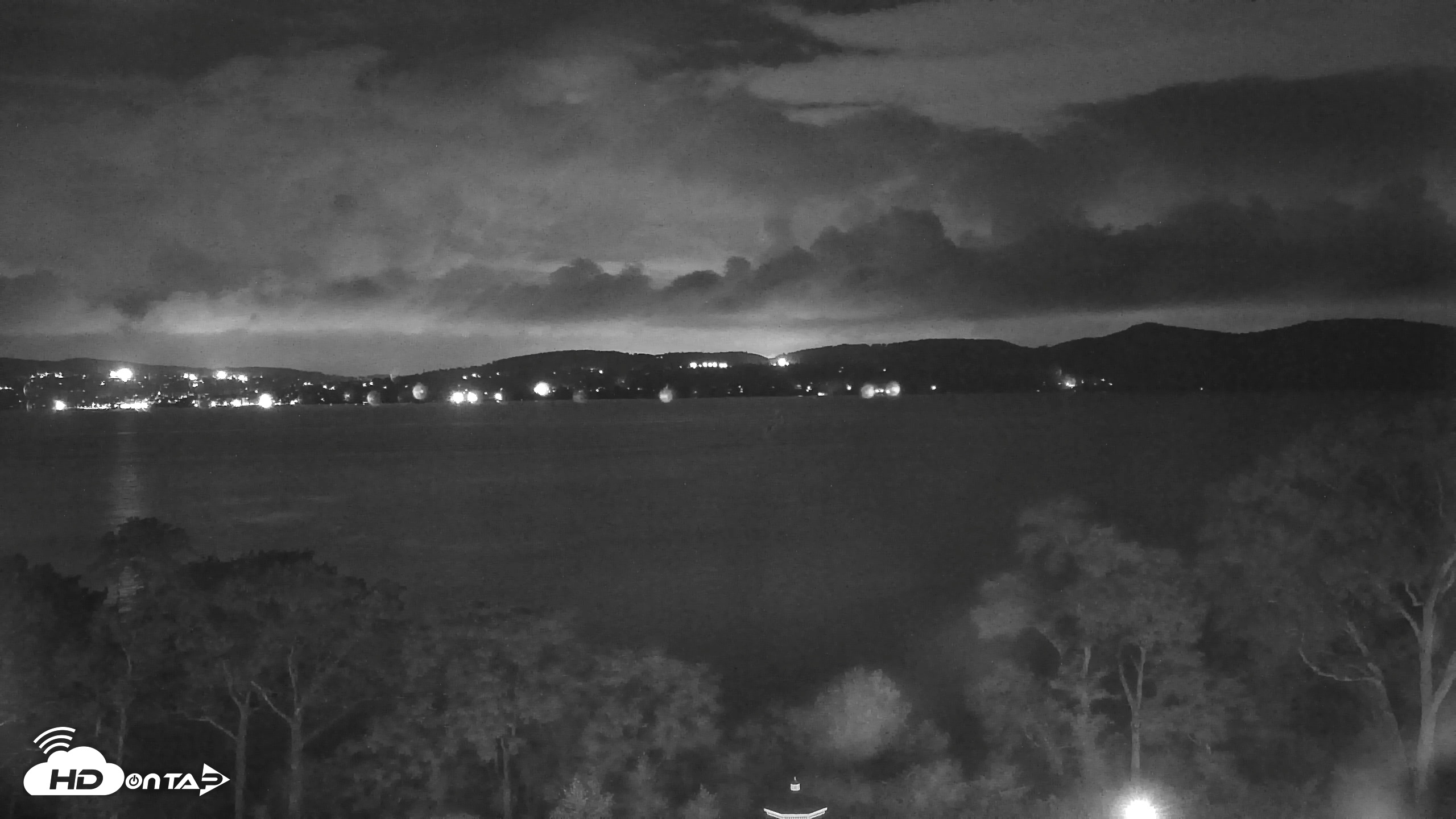 Snapshot of Hudson River Live Webcam taken Aug 23, 2026, 12:45am EDT