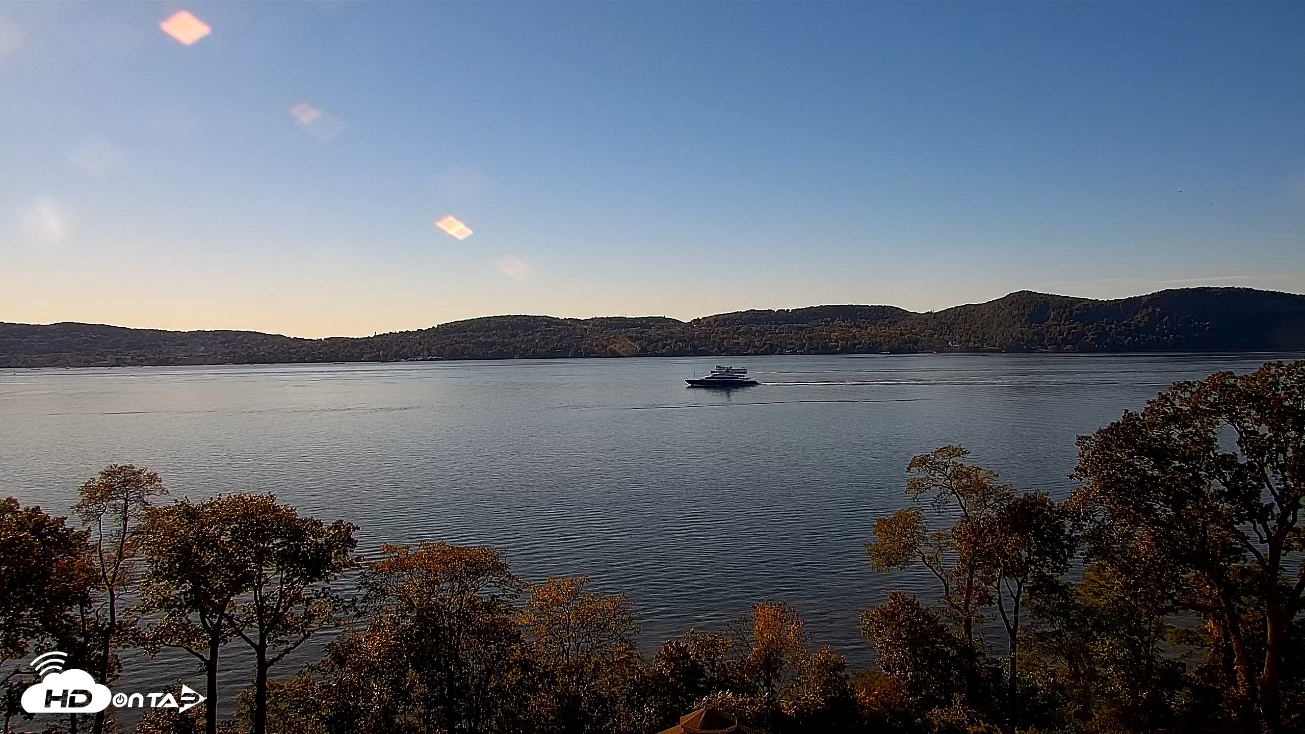 Snapshot of Hudson River Live Webcam taken Oct 18, 2026, 3:49pm EDT