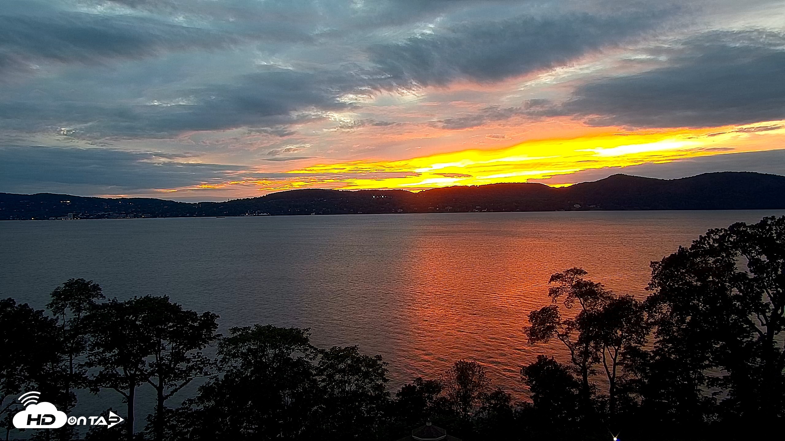 Snapshot of Hudson River Live Webcam taken Sep 22, 2026, 7:01pm EDT