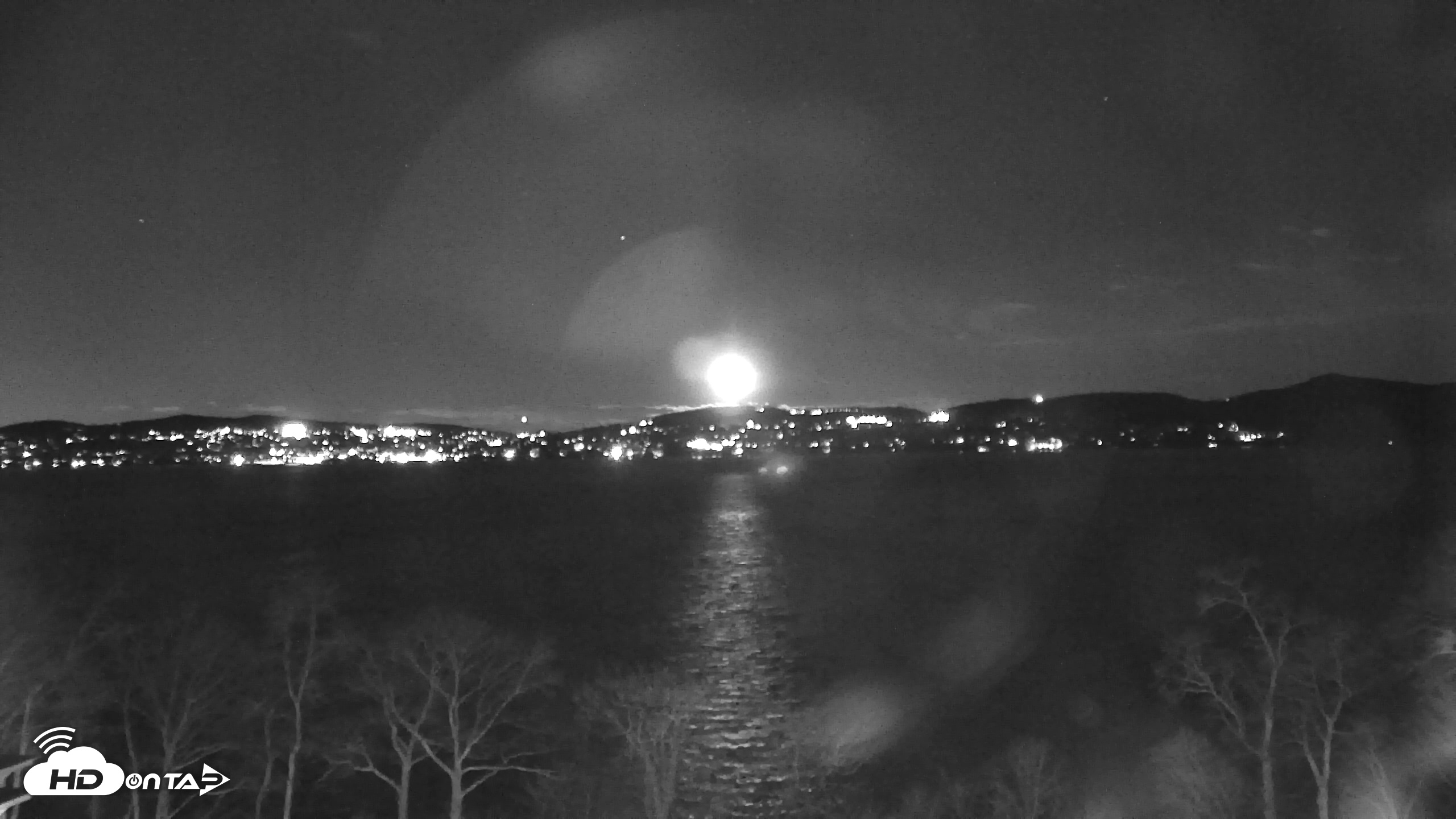 Snapshot of Hudson River Live Webcam taken Nov 29, 2025, 12:05am EST