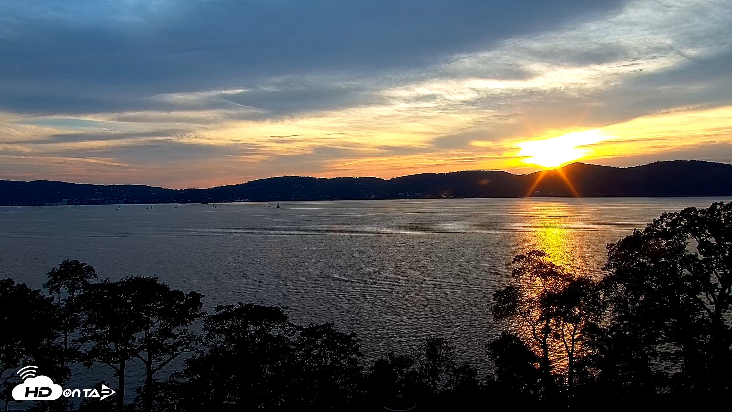 Snapshot of Hudson River Live Webcam taken Aug 19, 2026, 7:31pm EDT