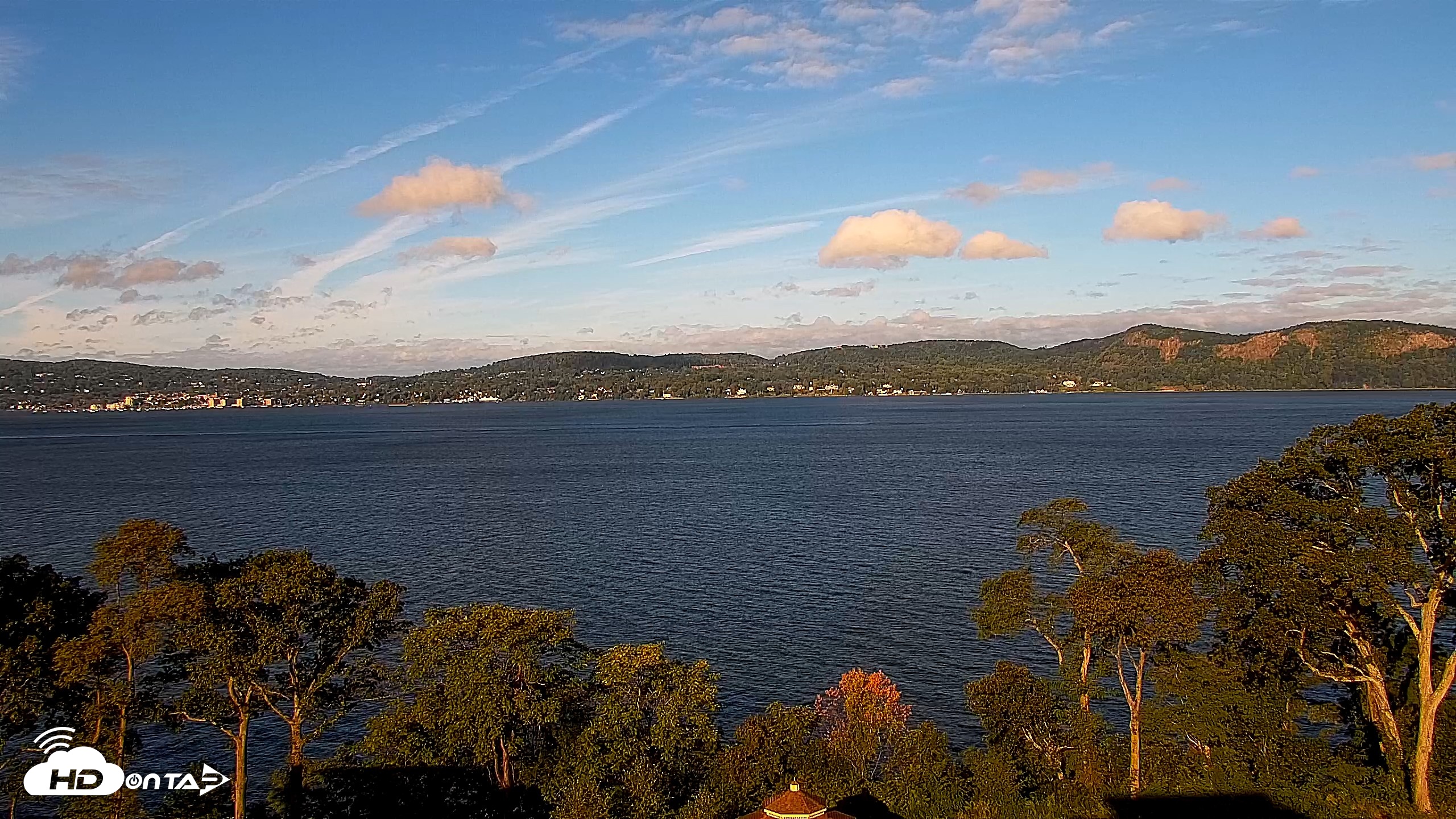 Snapshot of Hudson River Live Webcam taken Sep 24, 2026, 8:30am EDT