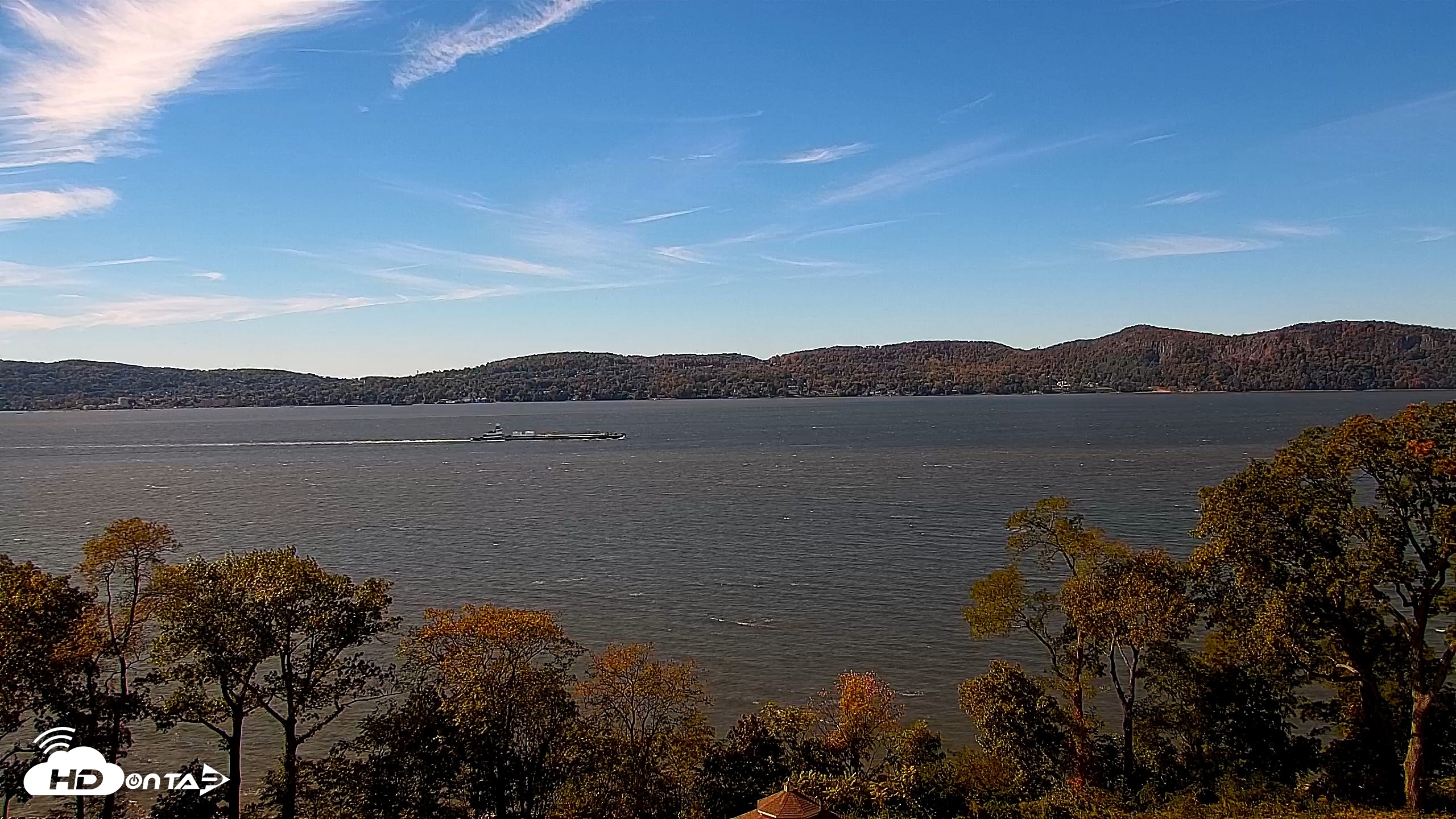 Snapshot of Hudson River Live Webcam taken Oct 21, 2026, 1:23pm EDT