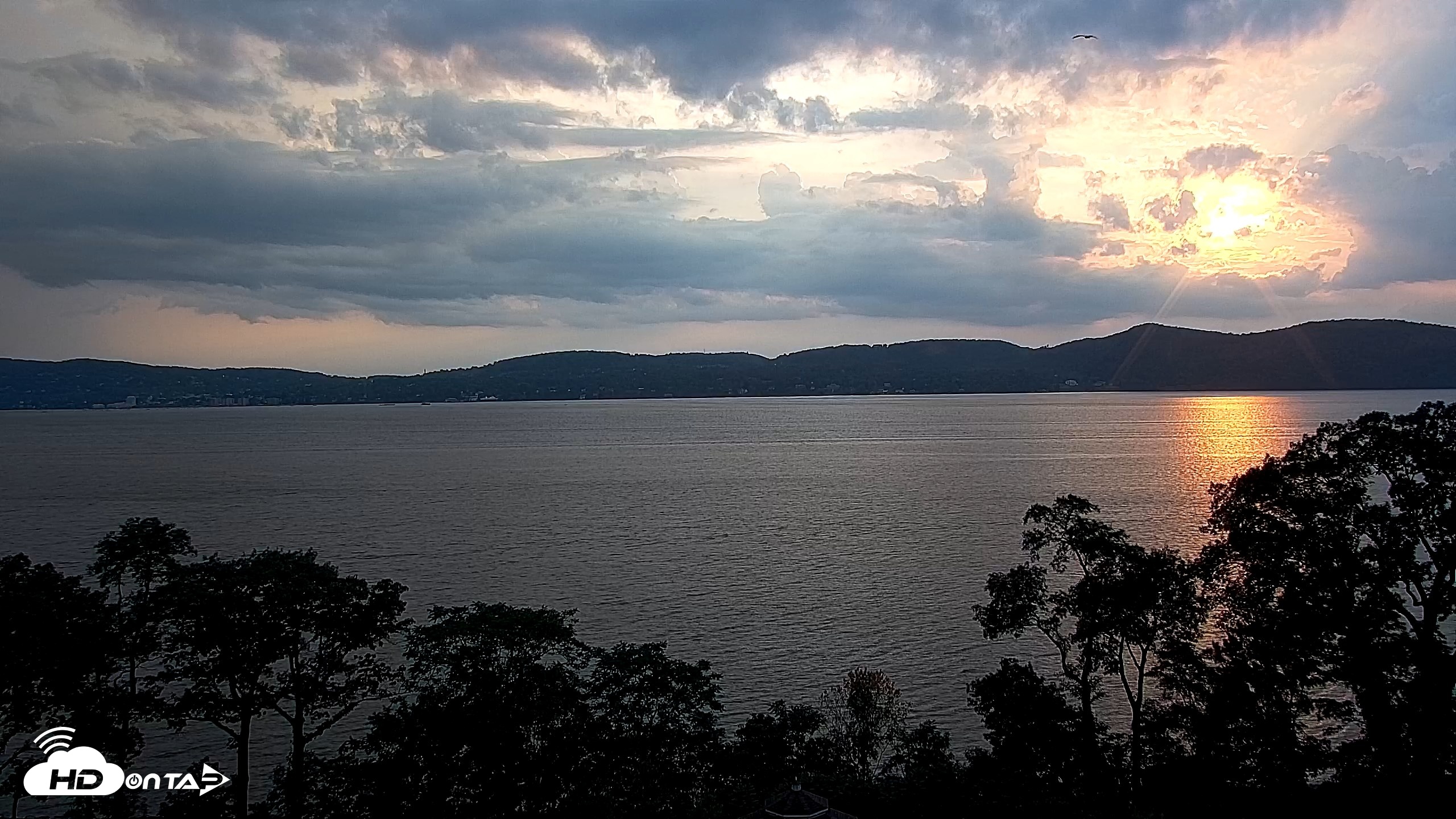 Snapshot of Hudson River Live Webcam taken Jul 27, 2026, 7:38pm EDT