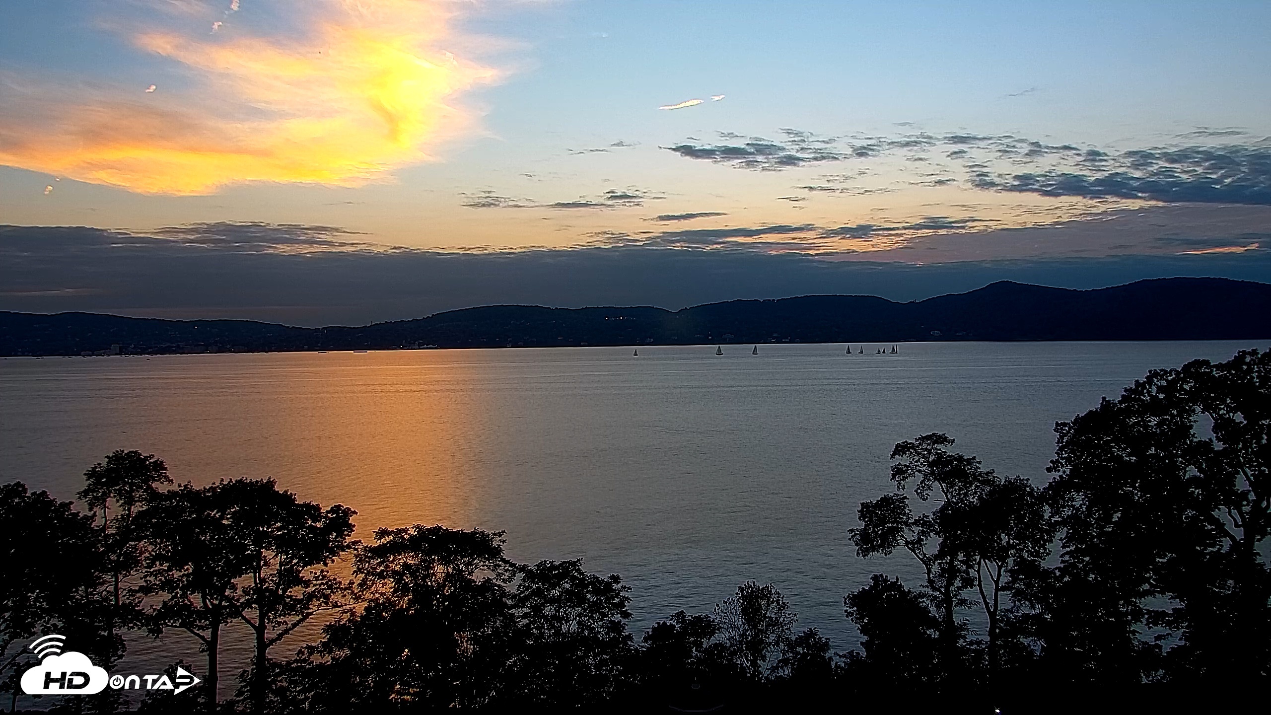 Snapshot of Hudson River Live Webcam taken Sep 16, 2026, 7:04pm EDT