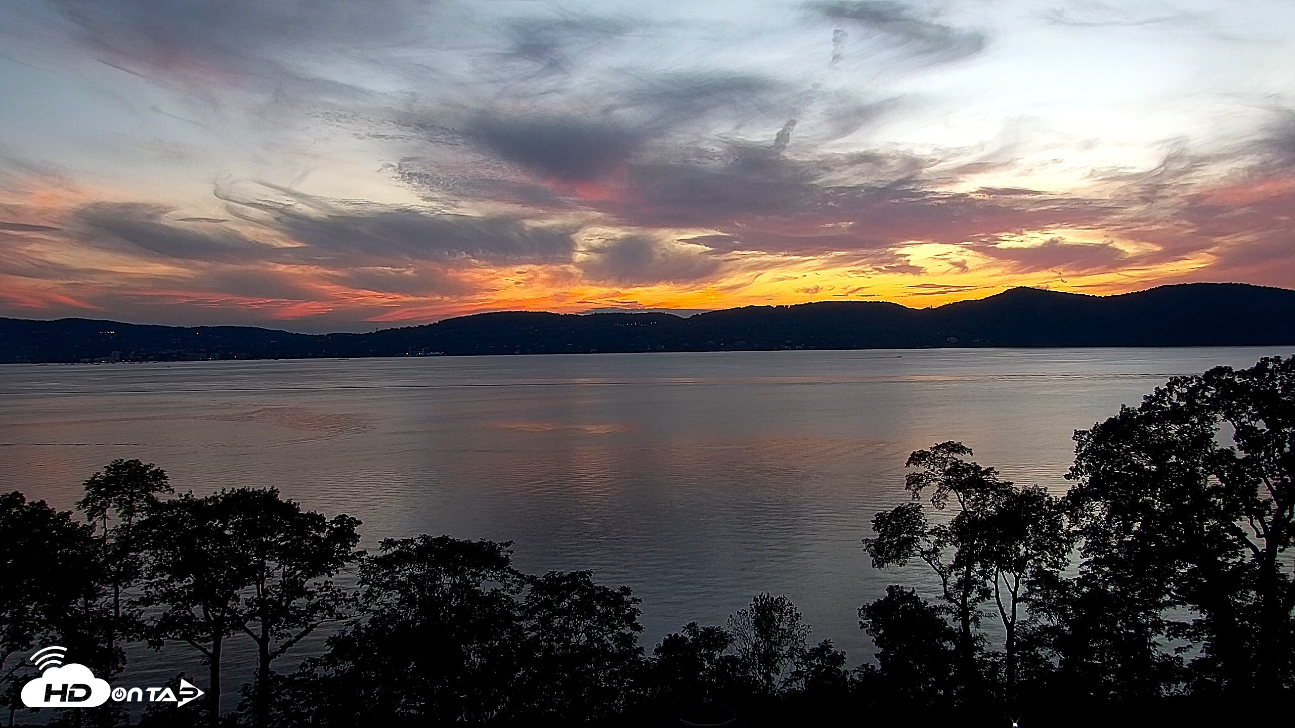 Snapshot of Hudson River Live Webcam taken Aug 26, 2026, 7:45pm EDT