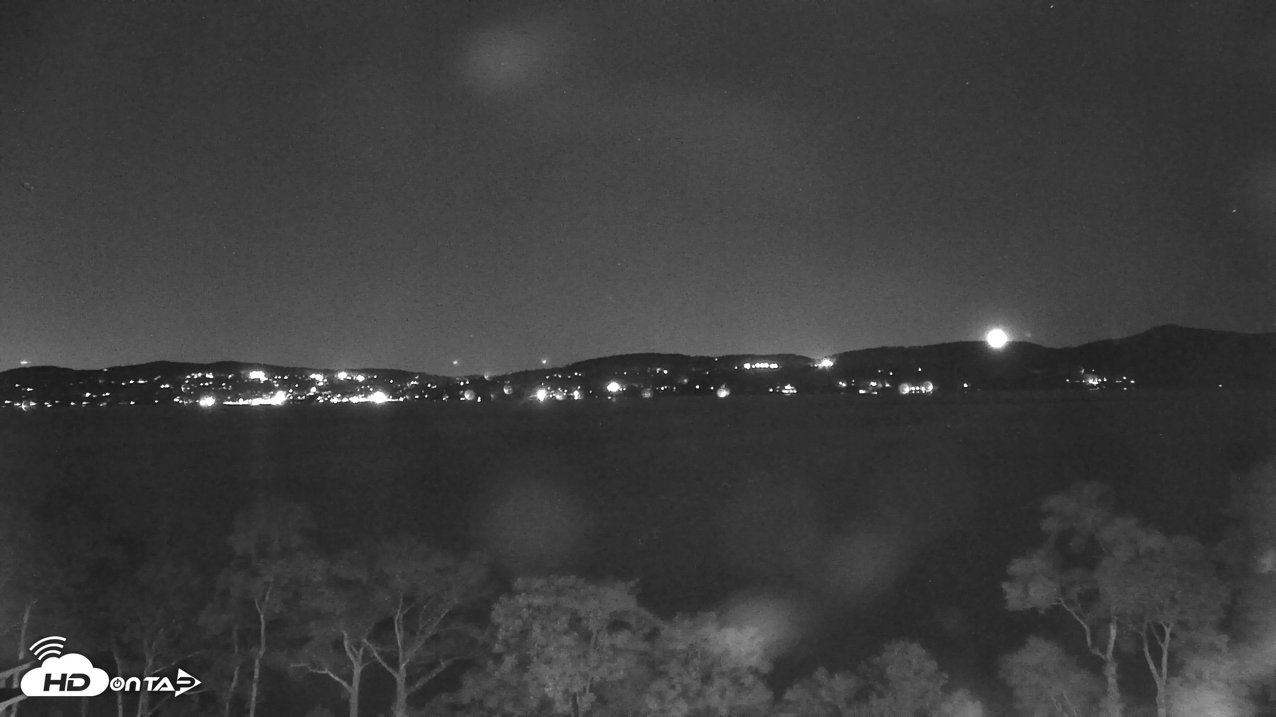 Snapshot of Hudson River Live Webcam taken Jun 19, 2026, 11:54pm EDT