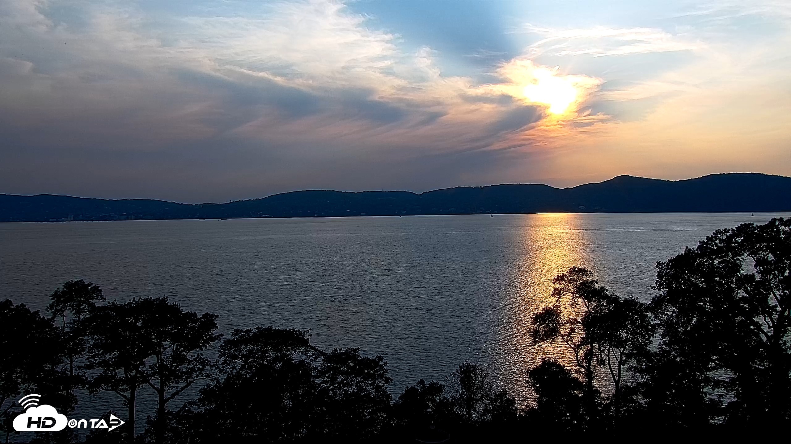 Snapshot of Hudson River Live Webcam taken Aug 13, 2026, 7:02pm EDT