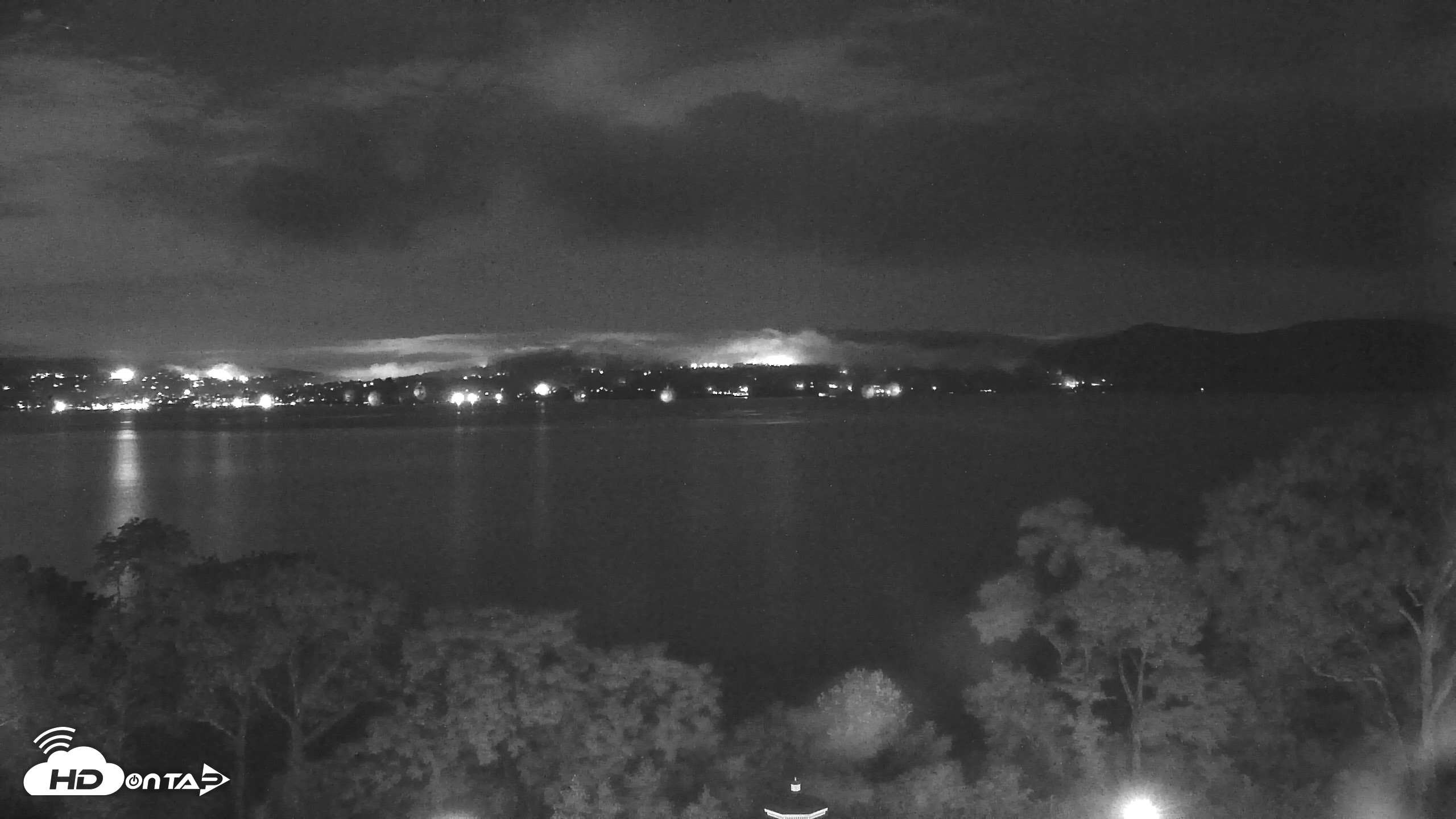 Snapshot of Hudson River Live Webcam taken Aug 7, 2026, 10:39pm EDT