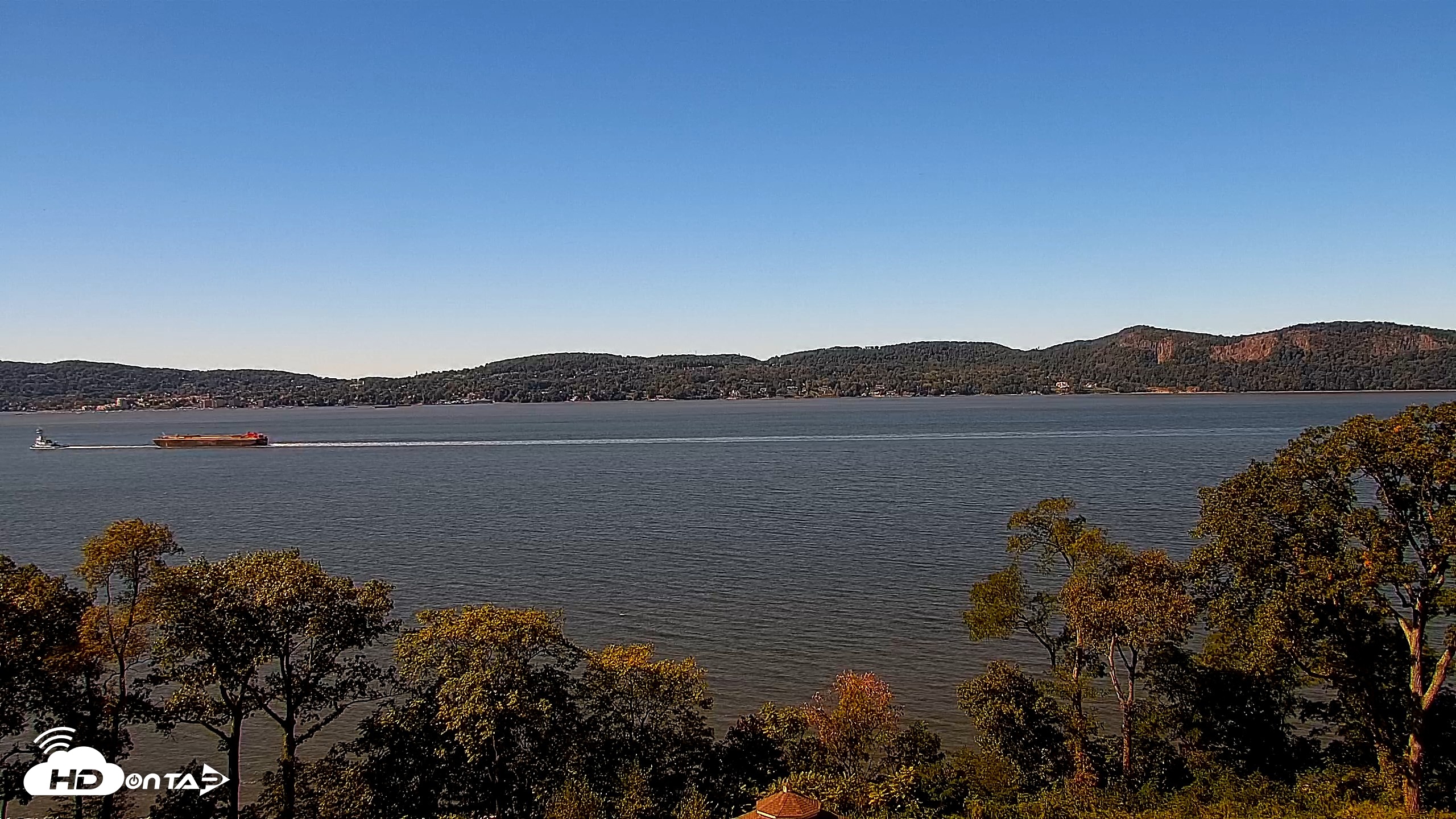 Snapshot of Hudson River Live Webcam taken Oct 6, 2026, 12:23pm EDT