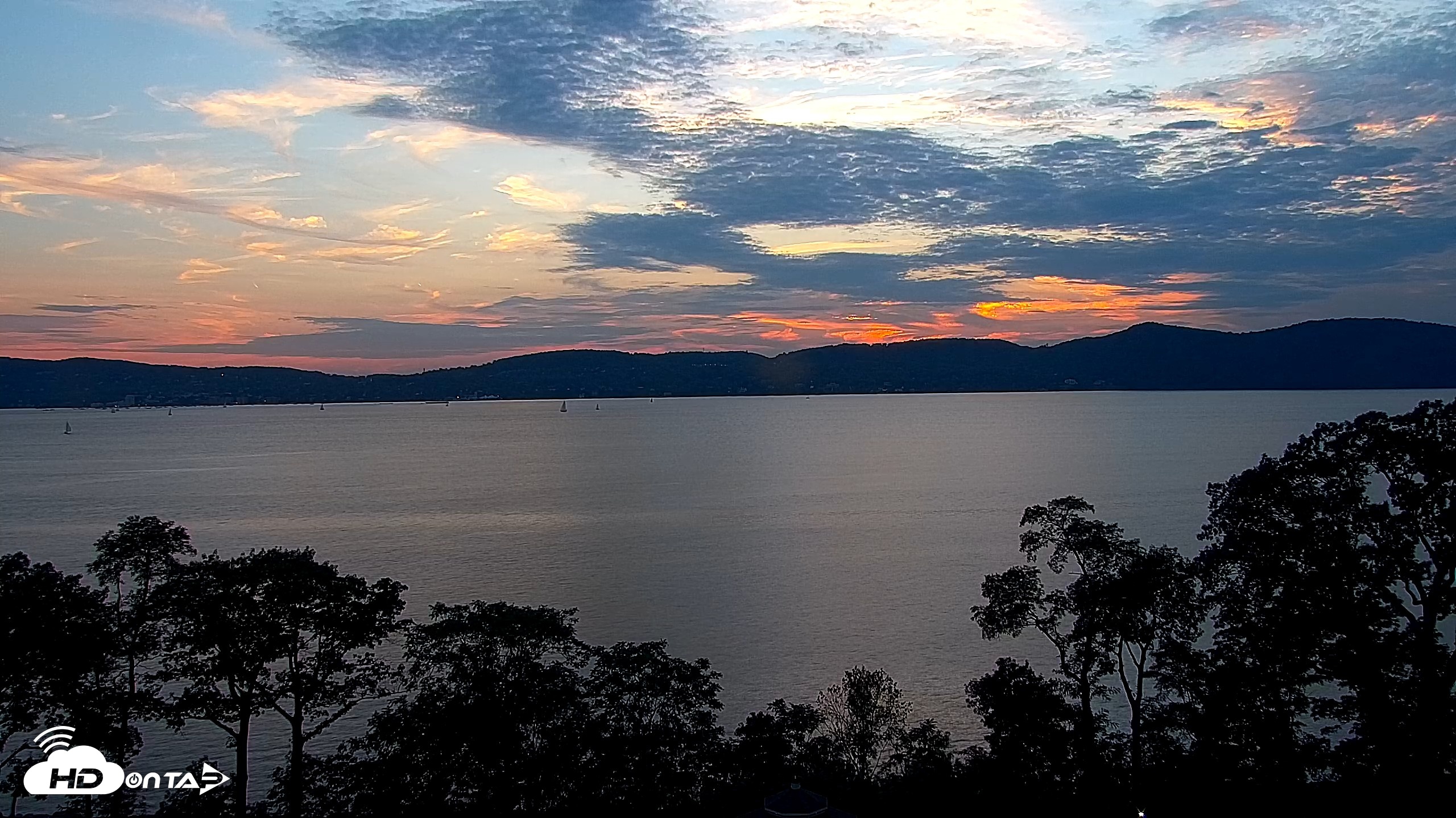 Snapshot of Hudson River Live Webcam taken Sep 9, 2026, 7:14pm EDT