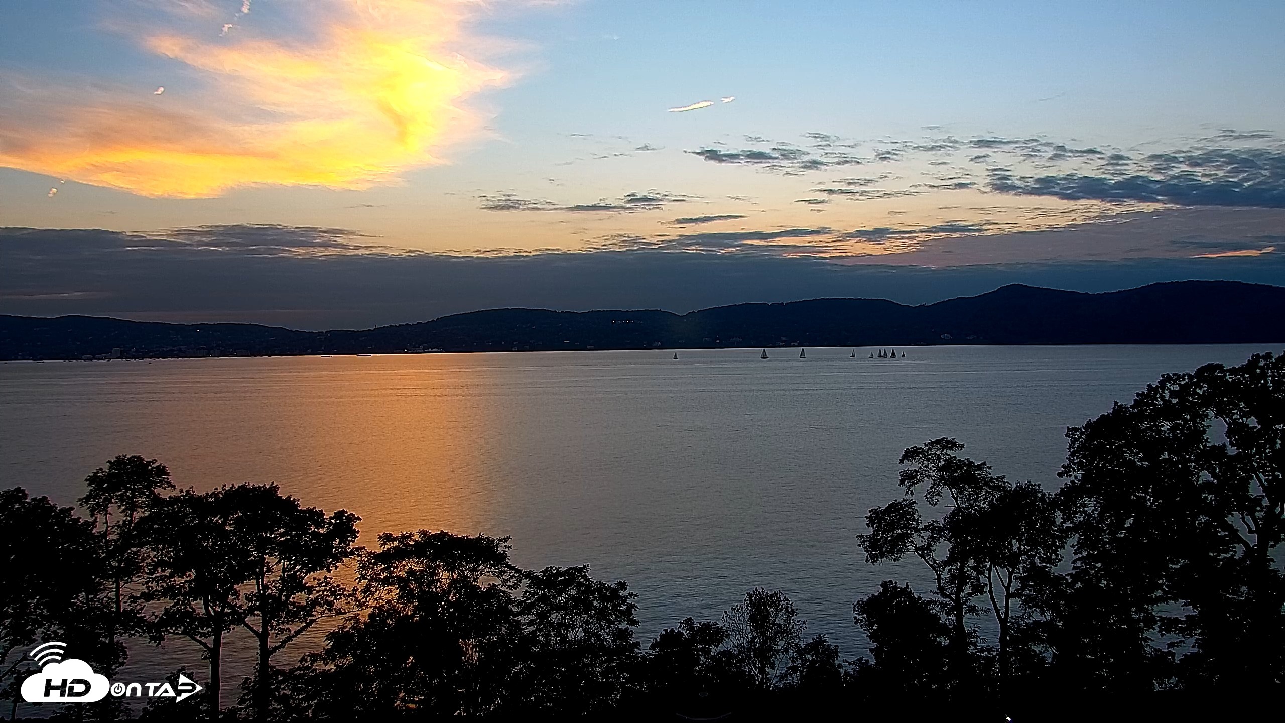 Snapshot of Hudson River Live Webcam taken Sep 16, 2026, 7:04pm EDT