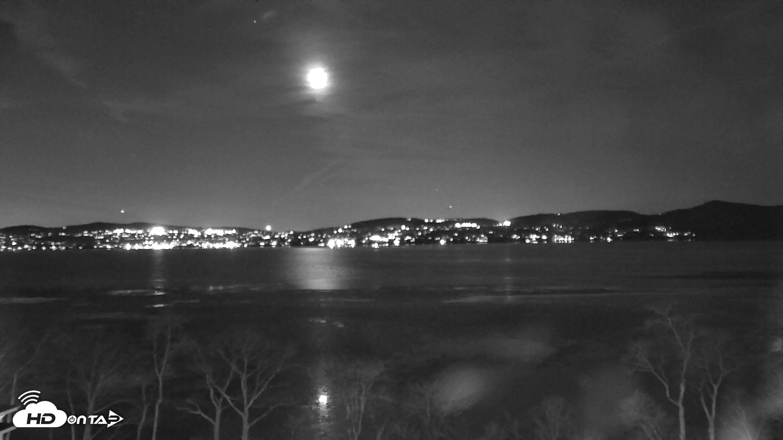 Snapshot of Hudson River Live Webcam taken Jan 22, 2026, 7:57pm EST