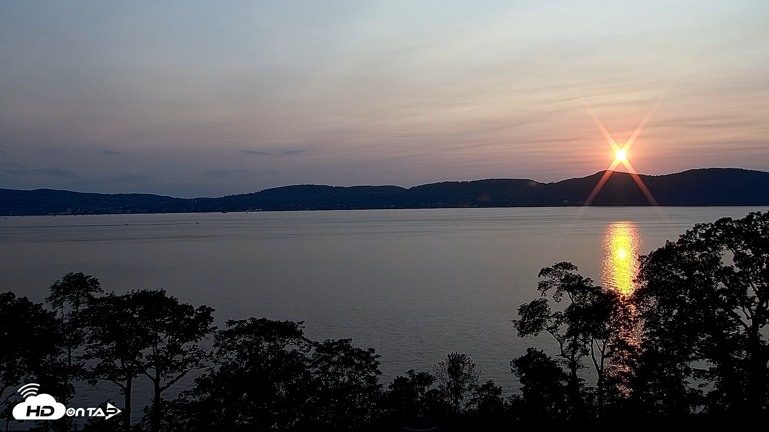 Snapshot of Hudson River Live Webcam taken Aug 9, 2026, 7:39pm EDT