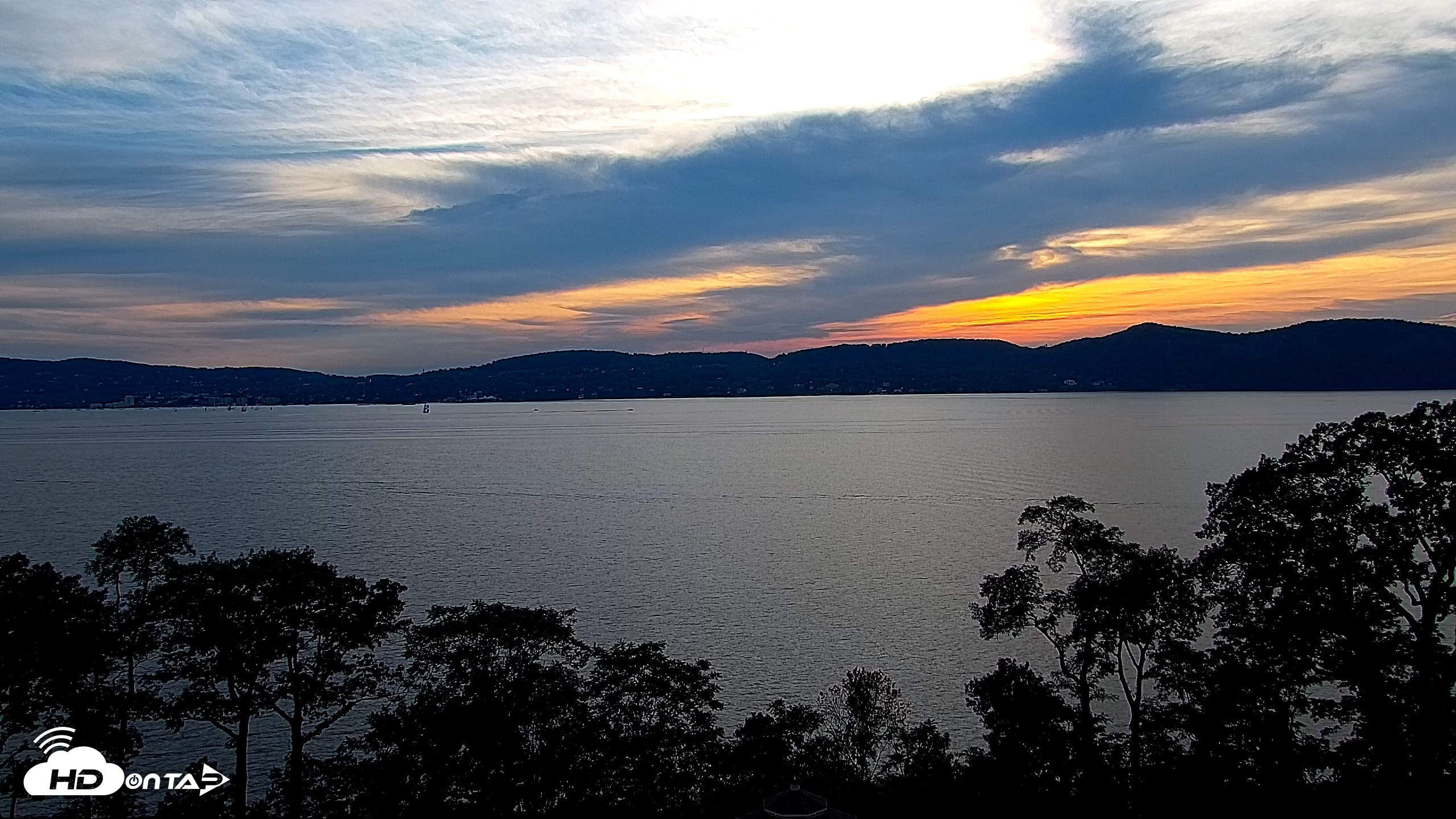 Snapshot of Hudson River Live Webcam taken Aug 19, 2026, 7:08pm EDT