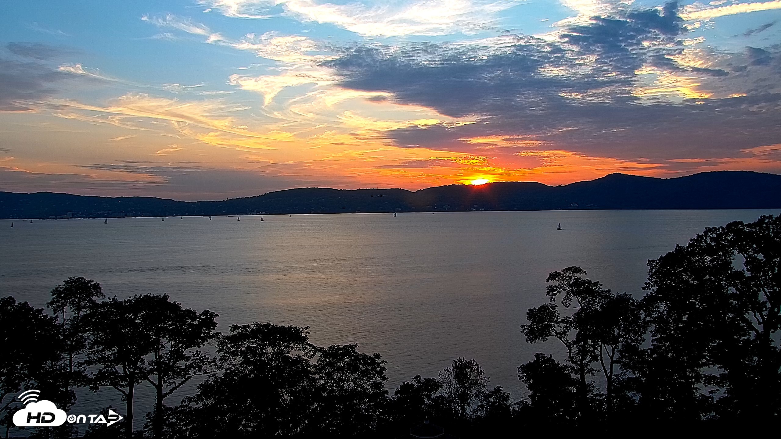 Snapshot of Hudson River Live Webcam taken Sep 9, 2026, 7:04pm EDT
