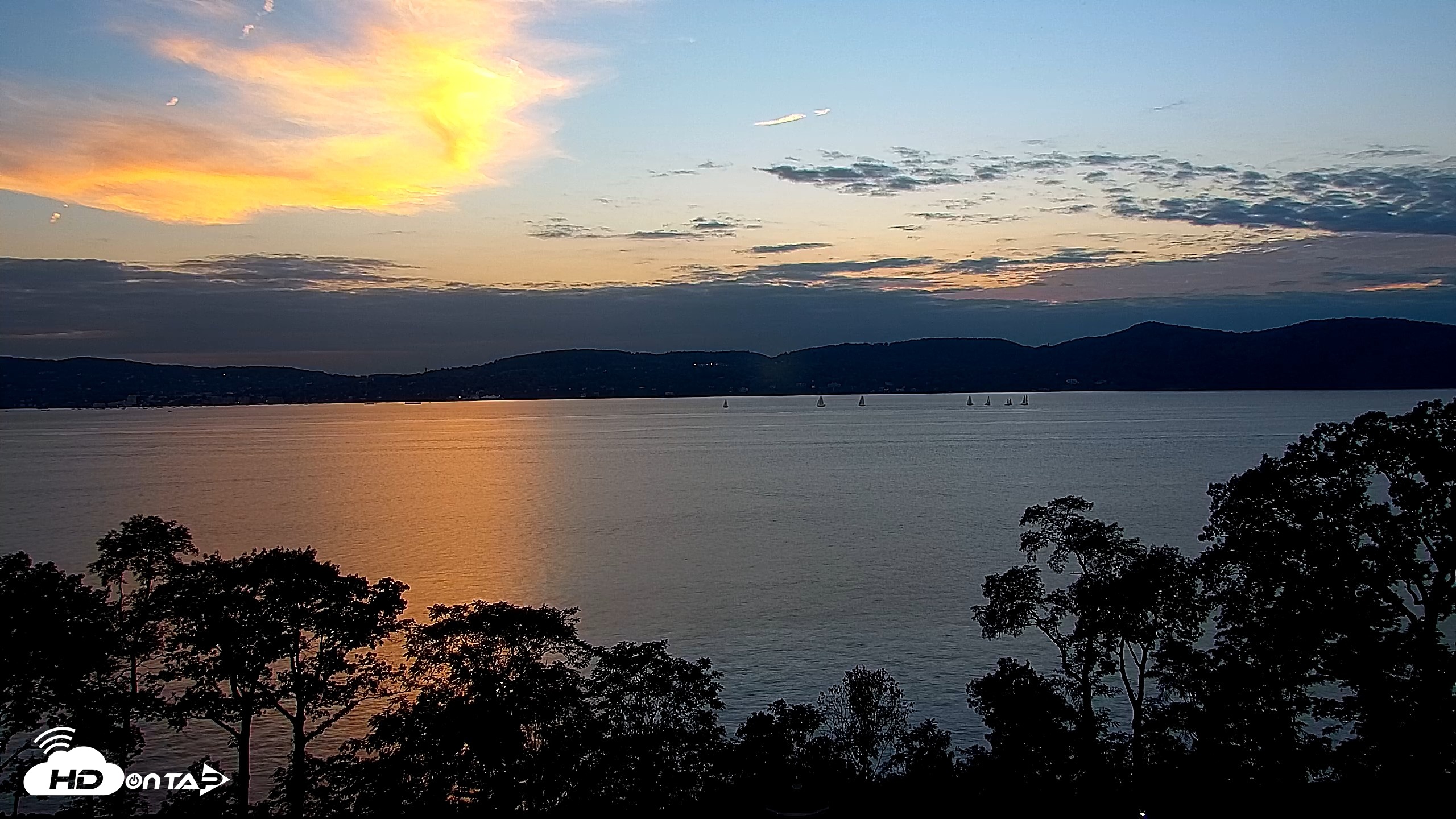Snapshot of Hudson River Live Webcam taken Sep 16, 2026, 7:04pm EDT