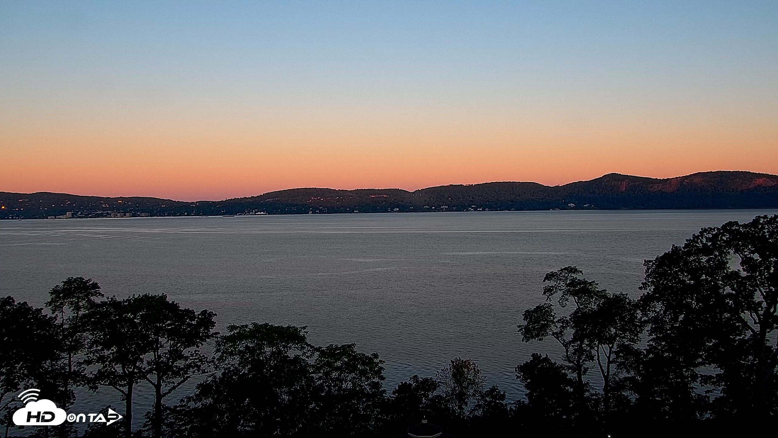 Snapshot of Hudson River Live Webcam taken Sep 7, 2026, 6:35am EDT
