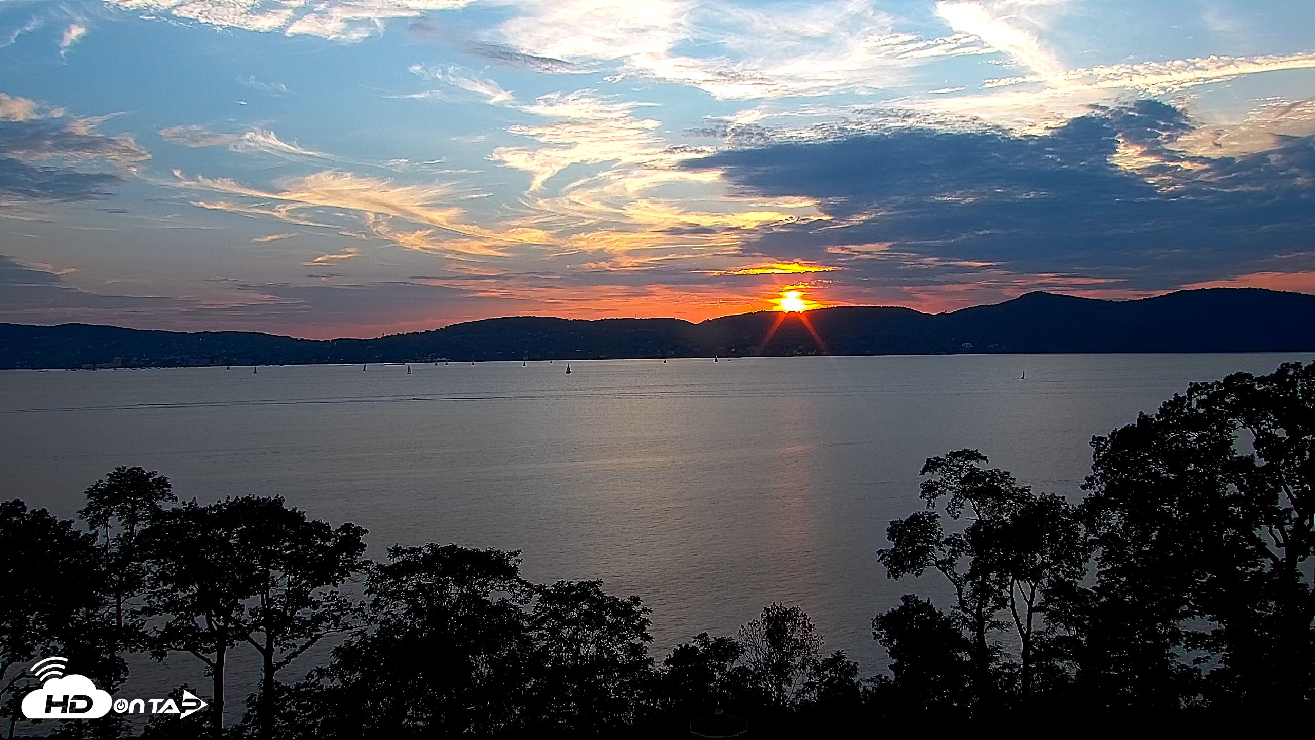 Snapshot of Hudson River Live Webcam taken Sep 9, 2026, 6:59pm EDT