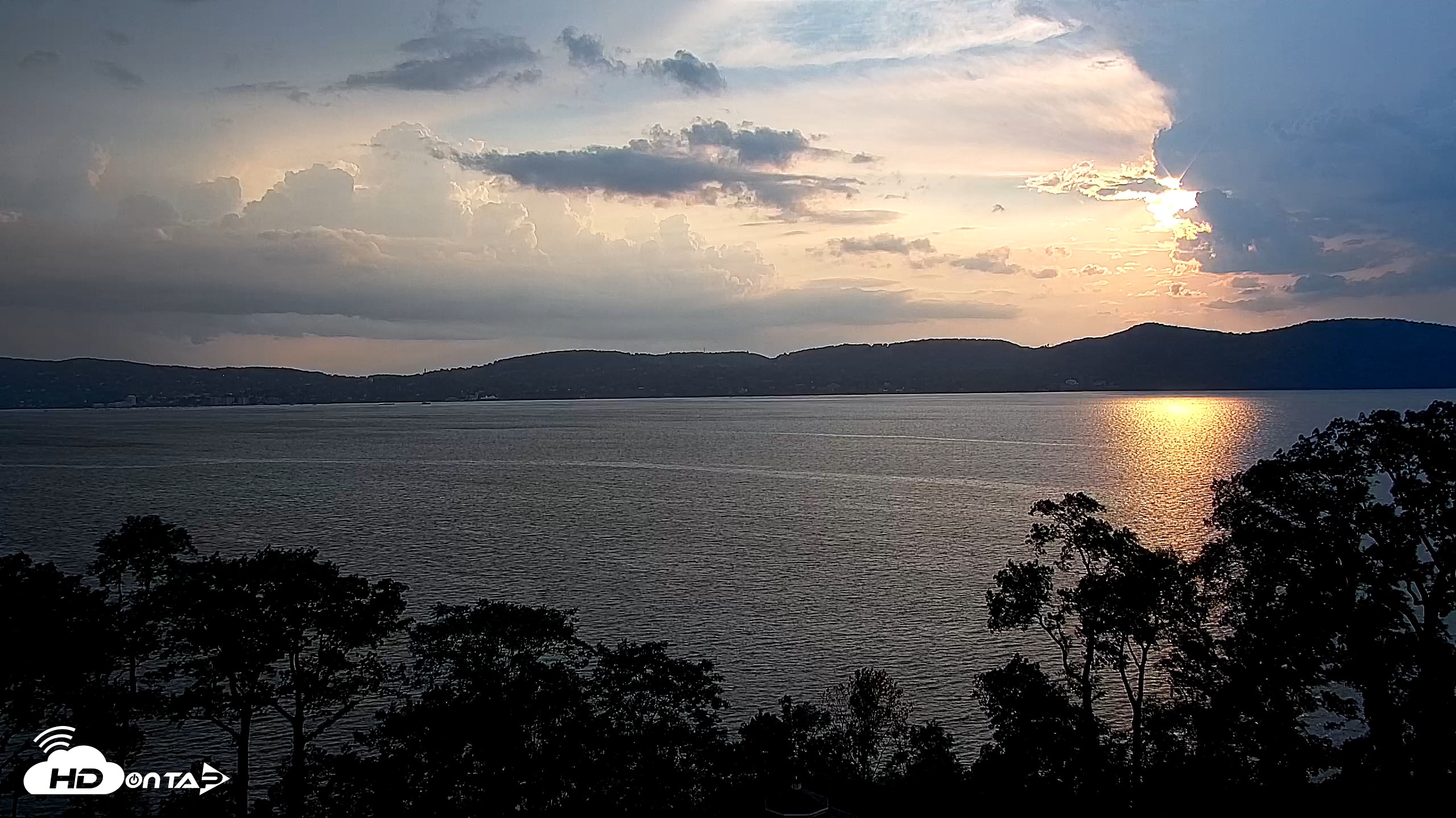 Snapshot of Hudson River Live Webcam taken Jul 27, 2026, 7:25pm EDT