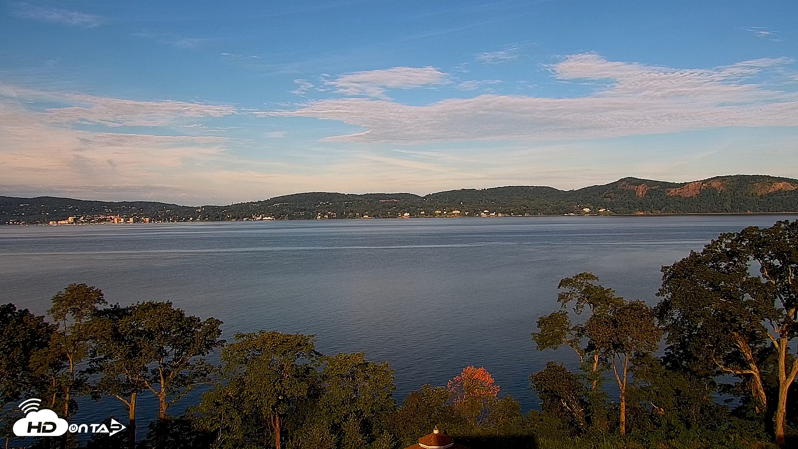 Snapshot of Hudson River Live Webcam taken Aug 30, 2026, 8:08am EDT