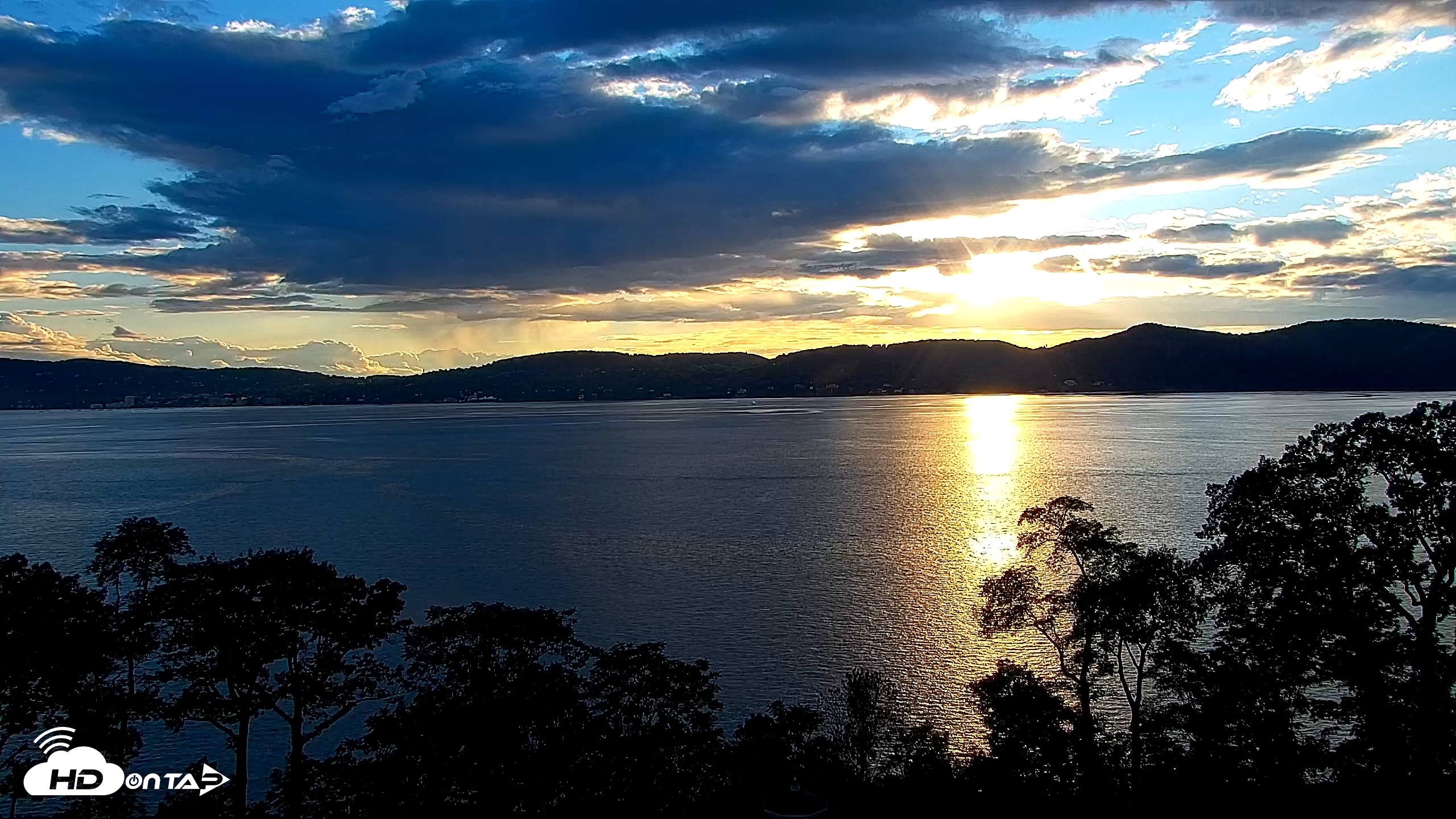 Snapshot of Hudson River Live Webcam taken Aug 25, 2026, 7:09pm EDT
