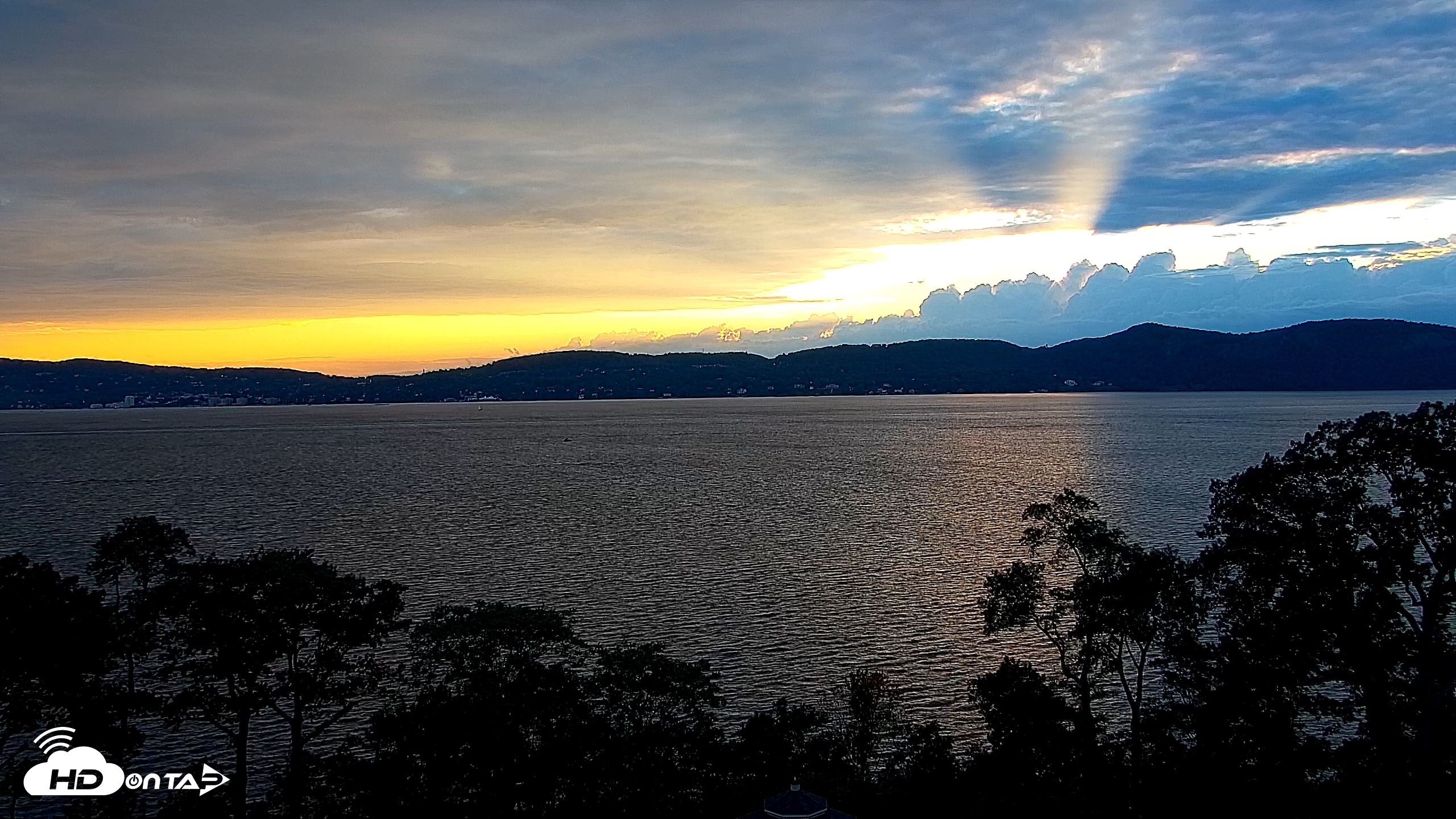 Snapshot of Hudson River Live Webcam taken Aug 23, 2026, 7:22pm EDT