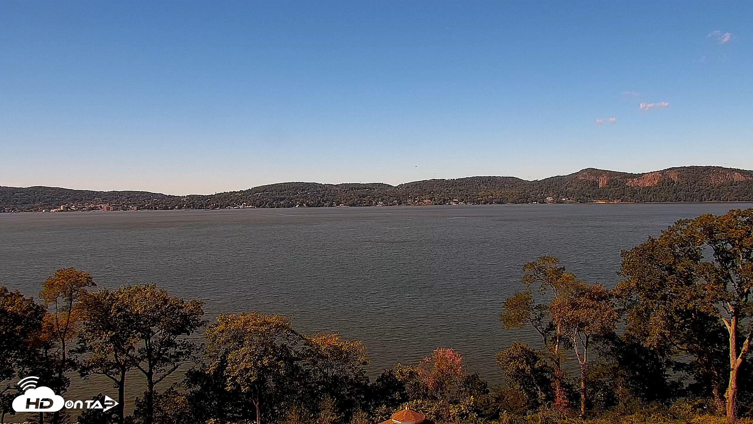 Snapshot of Hudson River Live Webcam taken Oct 9, 2026, 11:56am EDT