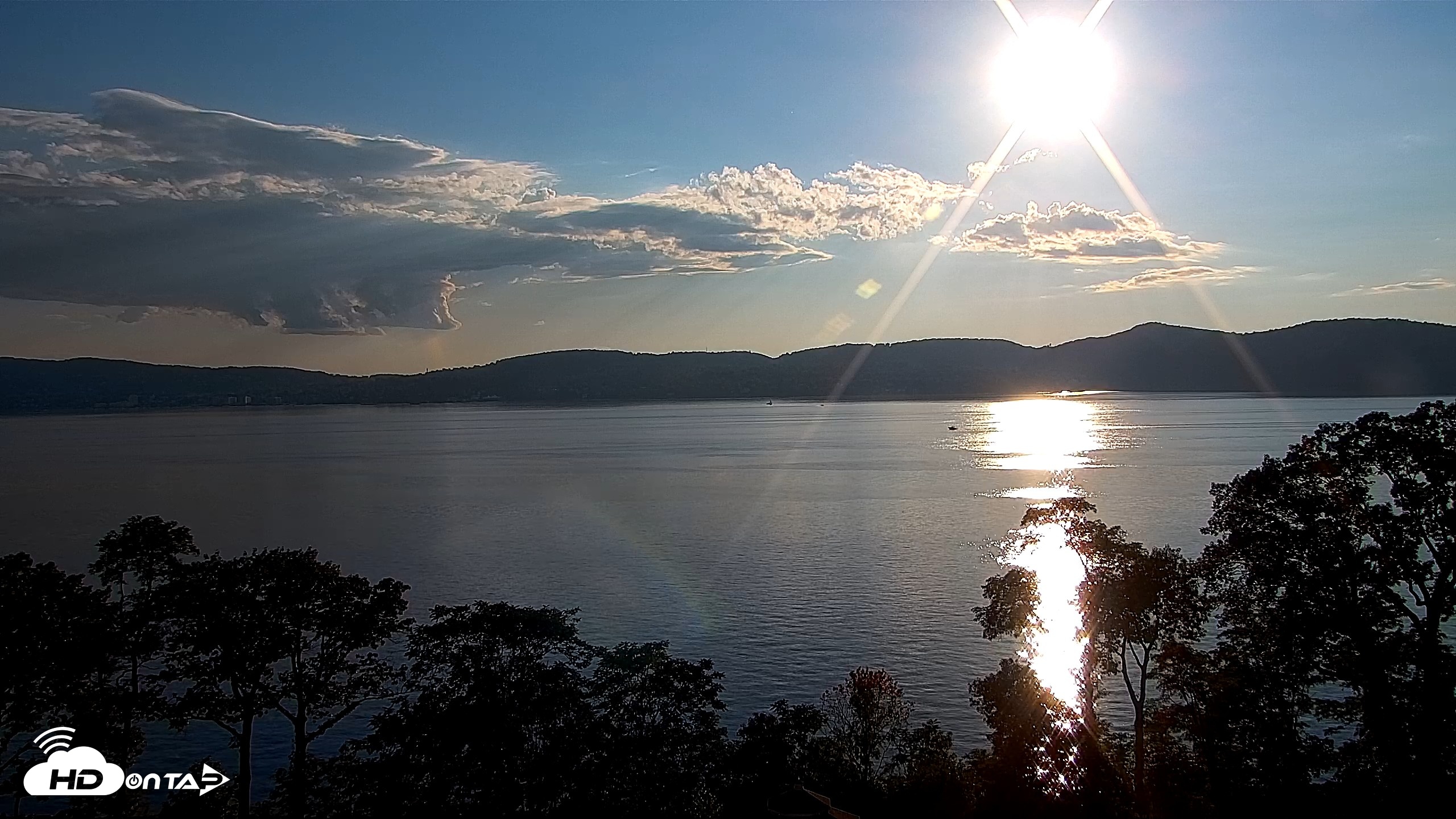 Snapshot of Hudson River Live Webcam taken Jul 31, 2026, 6:55pm EDT