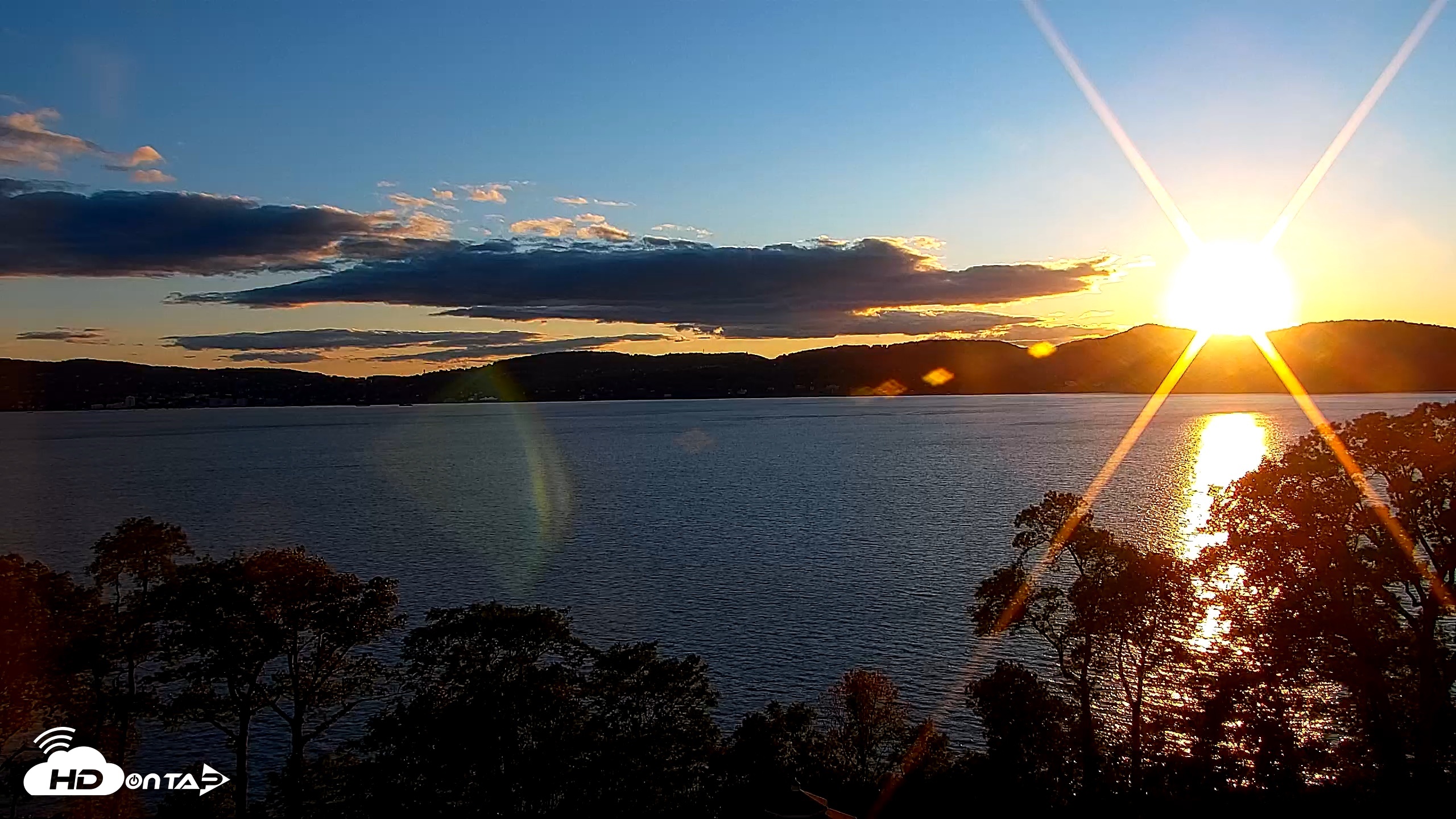 Snapshot of Hudson River Live Webcam taken Aug 3, 2026, 7:46pm EDT
