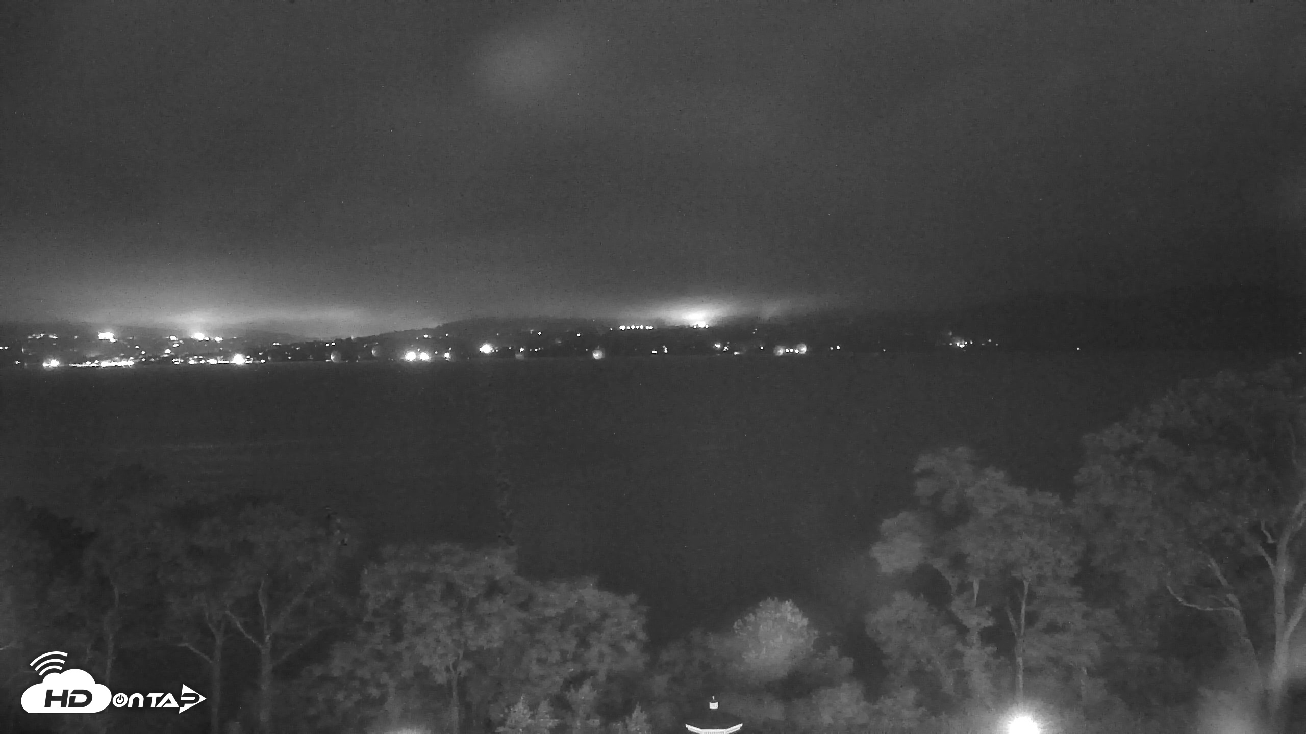 Snapshot of Hudson River Live Webcam taken Aug 3, 2026, 12:21am EDT