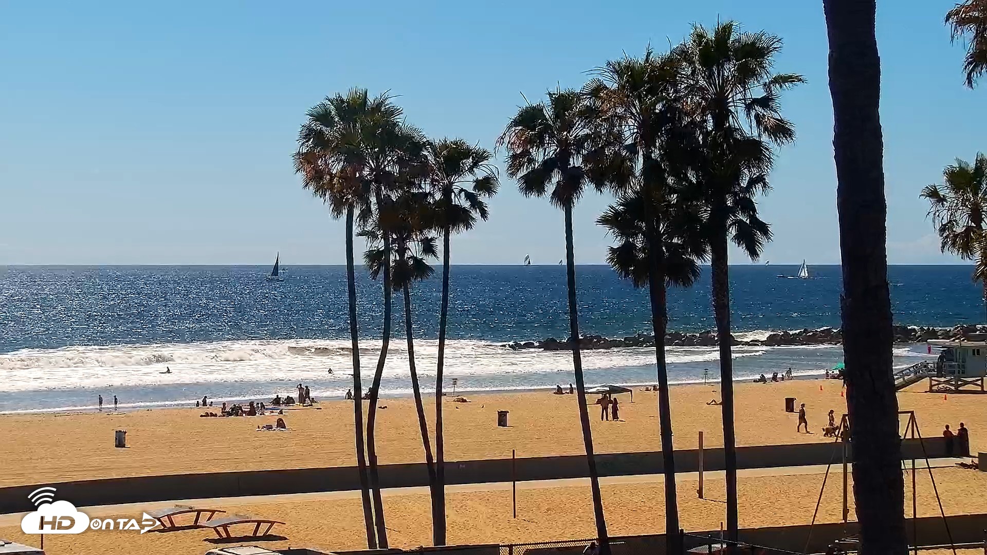 Snapshot of Venice Beach Live Surf Cam taken Apr 11, 2026, 2:58pm PDT