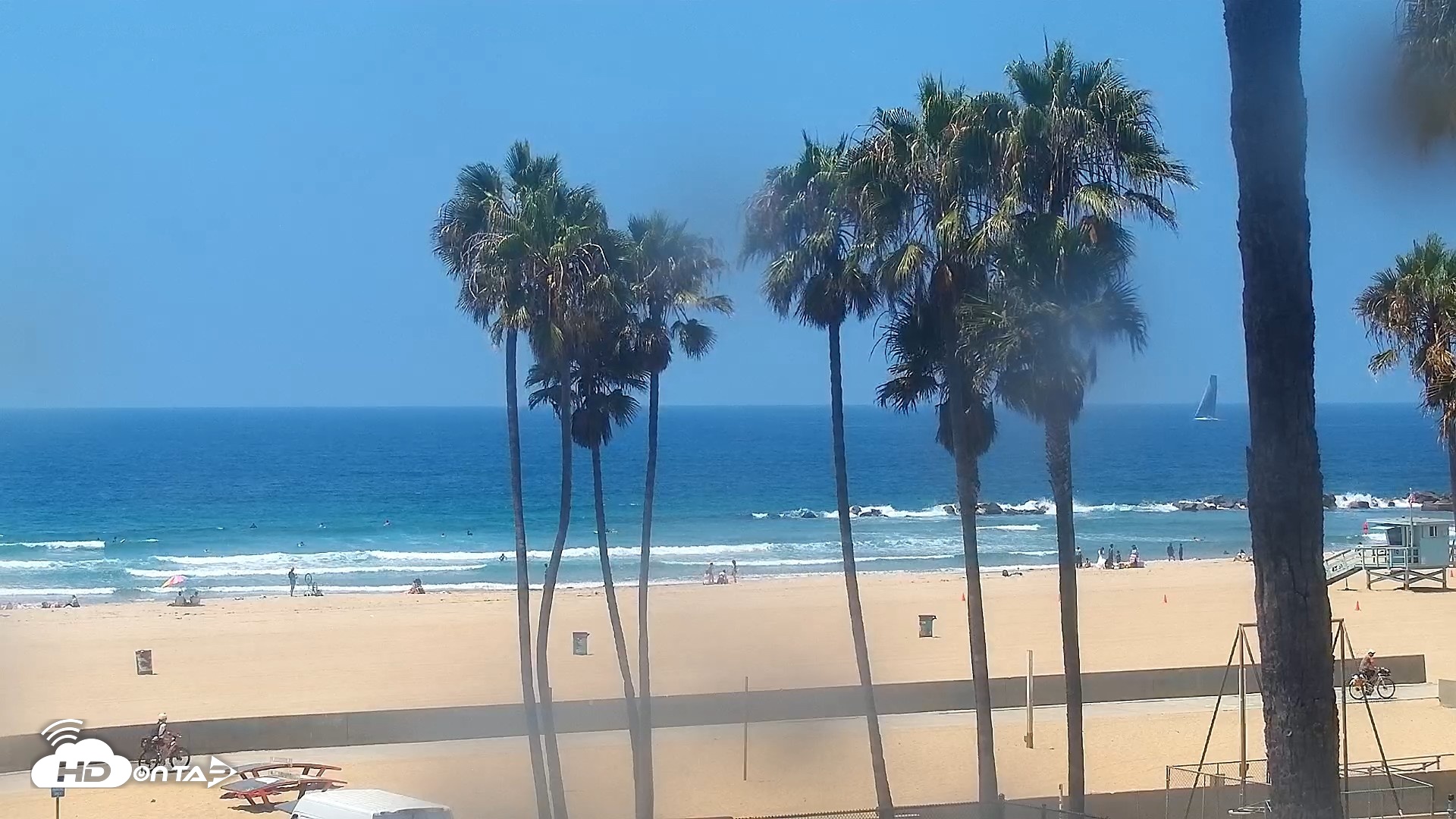 Snapshot of Venice Beach Live Surf Cam taken Aug 4, 2026, 12:30pm PDT
