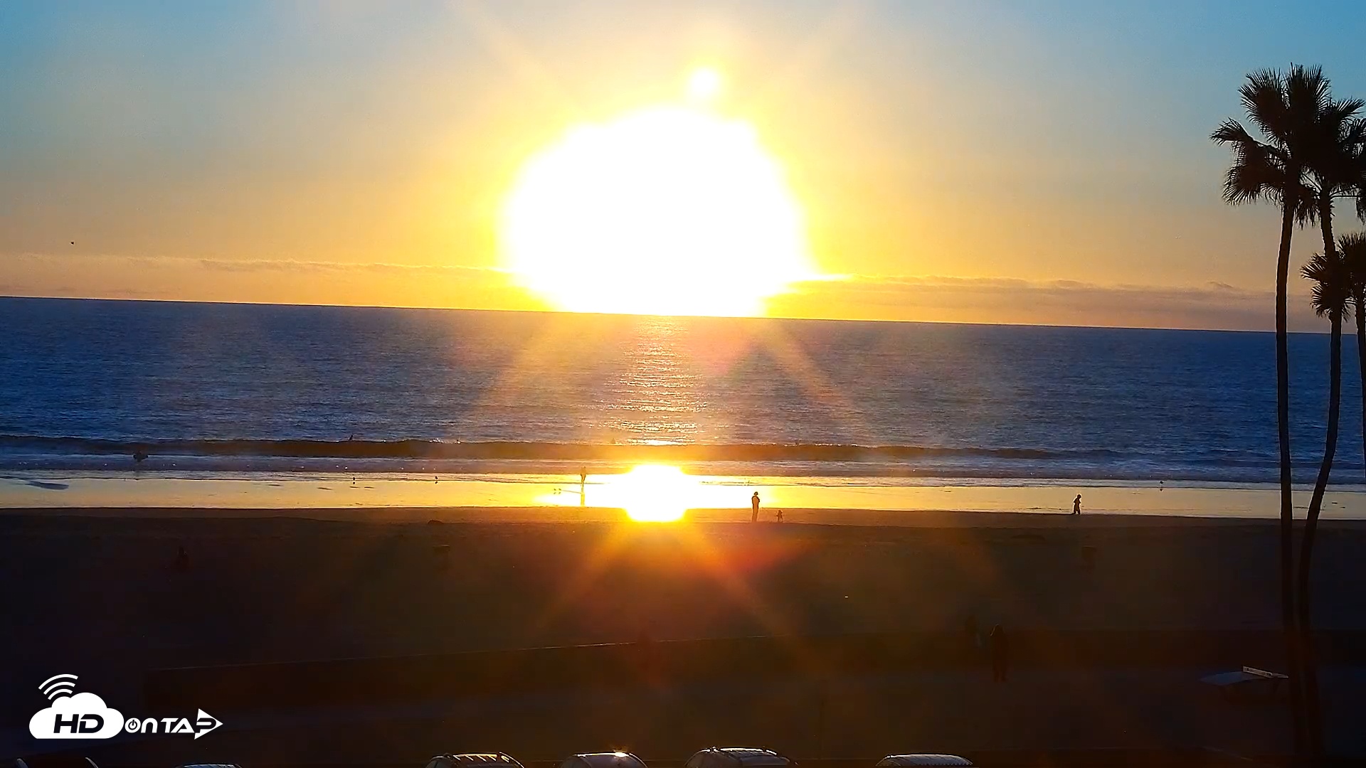 Snapshot of Venice Beach Live Surf Cam taken Nov 6, 2025, 4:47pm PST