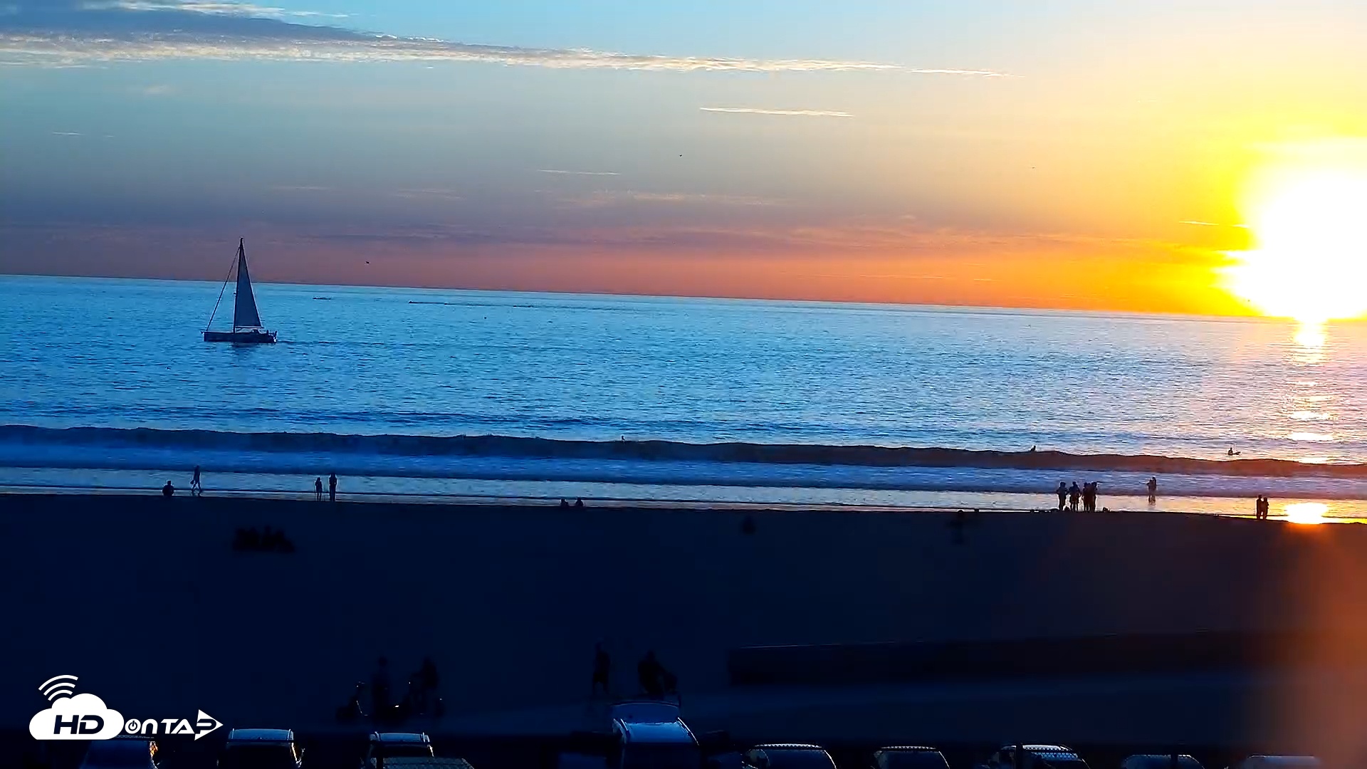 Snapshot of Venice Beach Live Surf Cam taken Feb 5, 2026, 5:24pm PST