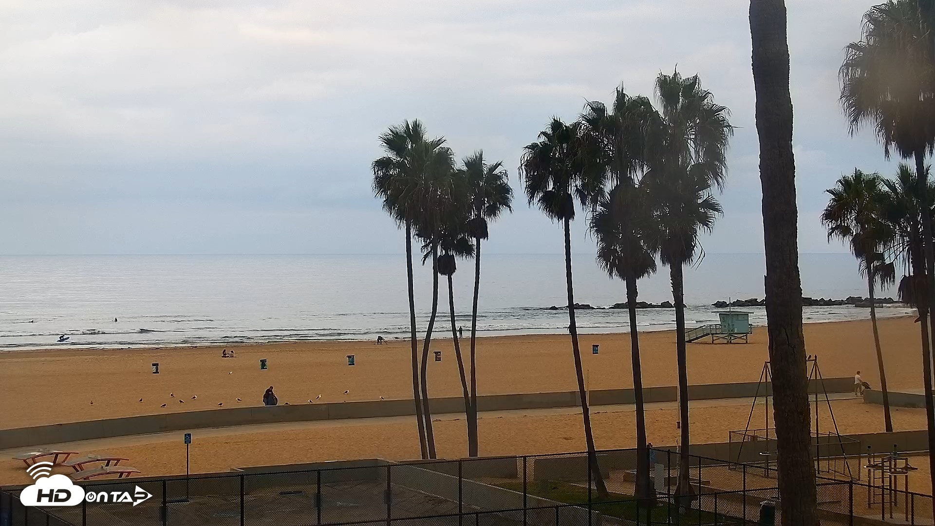 Snapshot of Venice Beach Live Surf Cam taken Sep 21, 2026, 7:32am PDT