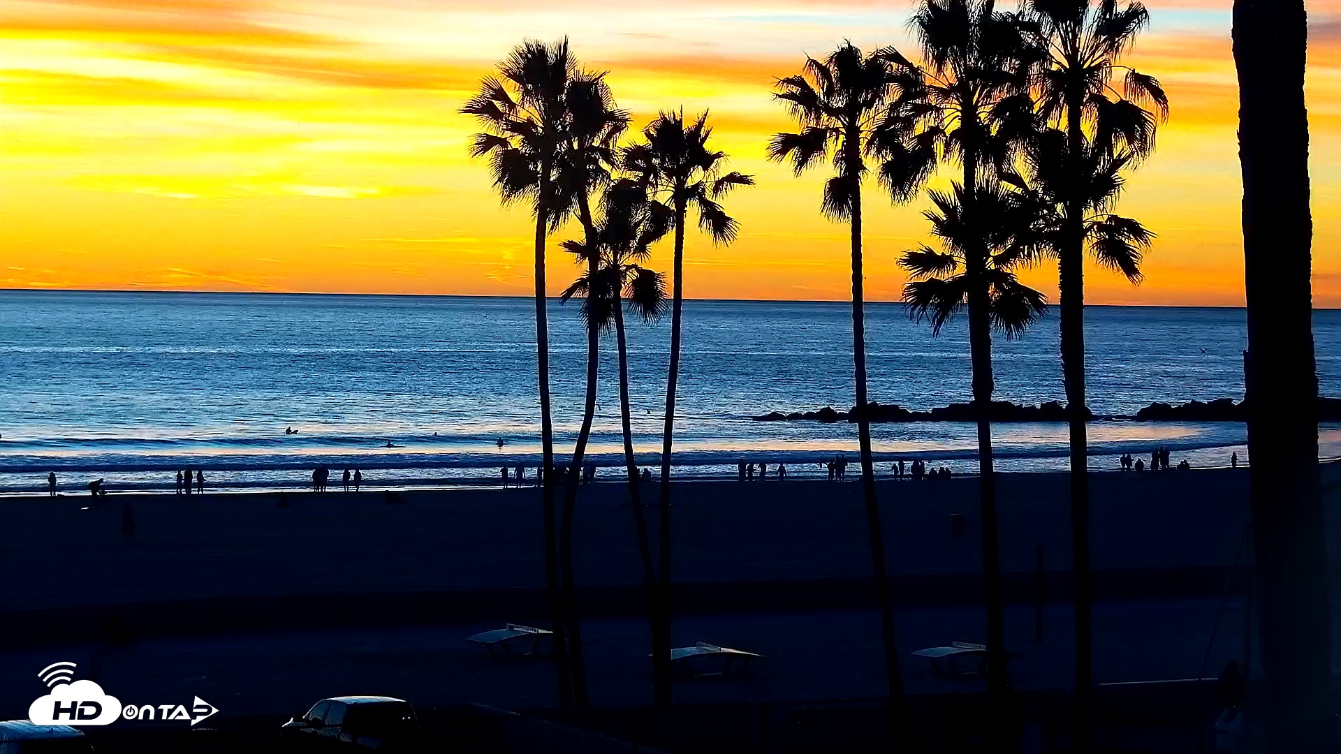 Snapshot of Venice Beach Live Surf Cam taken Jan 10, 2026, 5:17pm PST