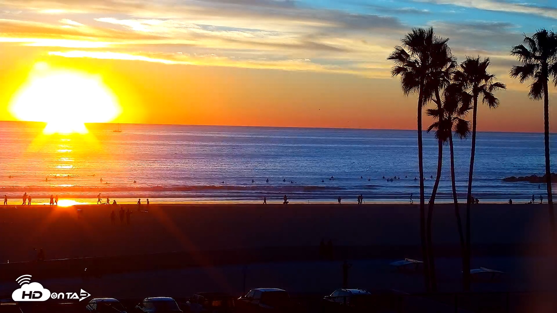 Snapshot of Venice Beach Live Surf Cam taken Jan 16, 2026, 5:06pm PST