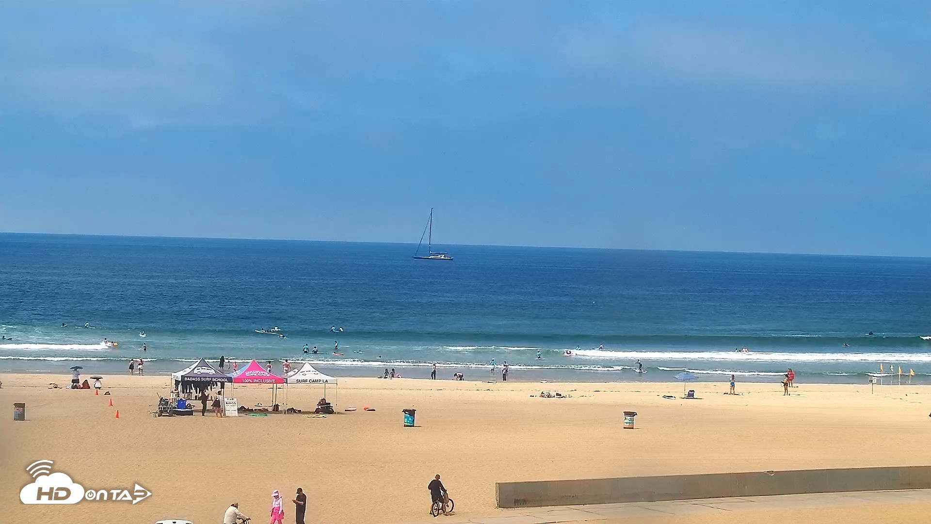 Snapshot of Venice Beach Live Surf Cam taken Jul 13, 2026, 11:23am PDT