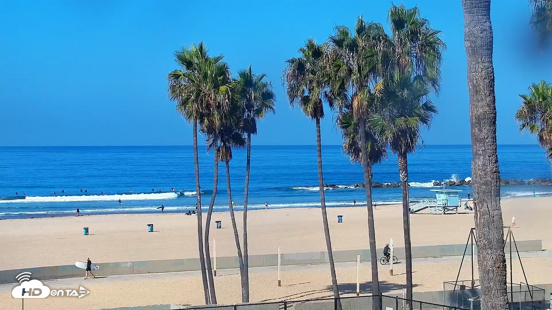 Snapshot of Venice Beach Live Surf Cam taken Sep 18, 2026, 9:42am PDT