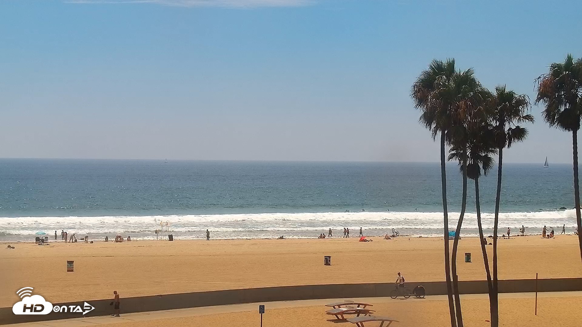 Snapshot of Venice Beach Live Surf Cam taken Jul 20, 2026, 2:28pm PDT