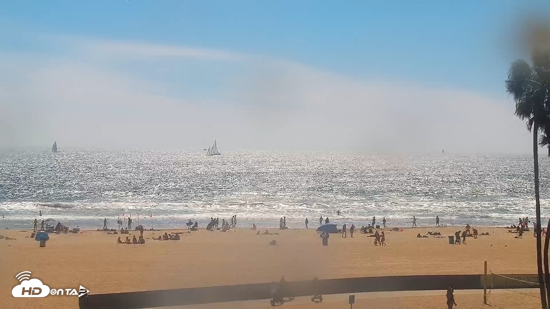 Snapshot of Venice Beach Live Surf Cam taken Aug 16, 2026, 3:25pm PDT