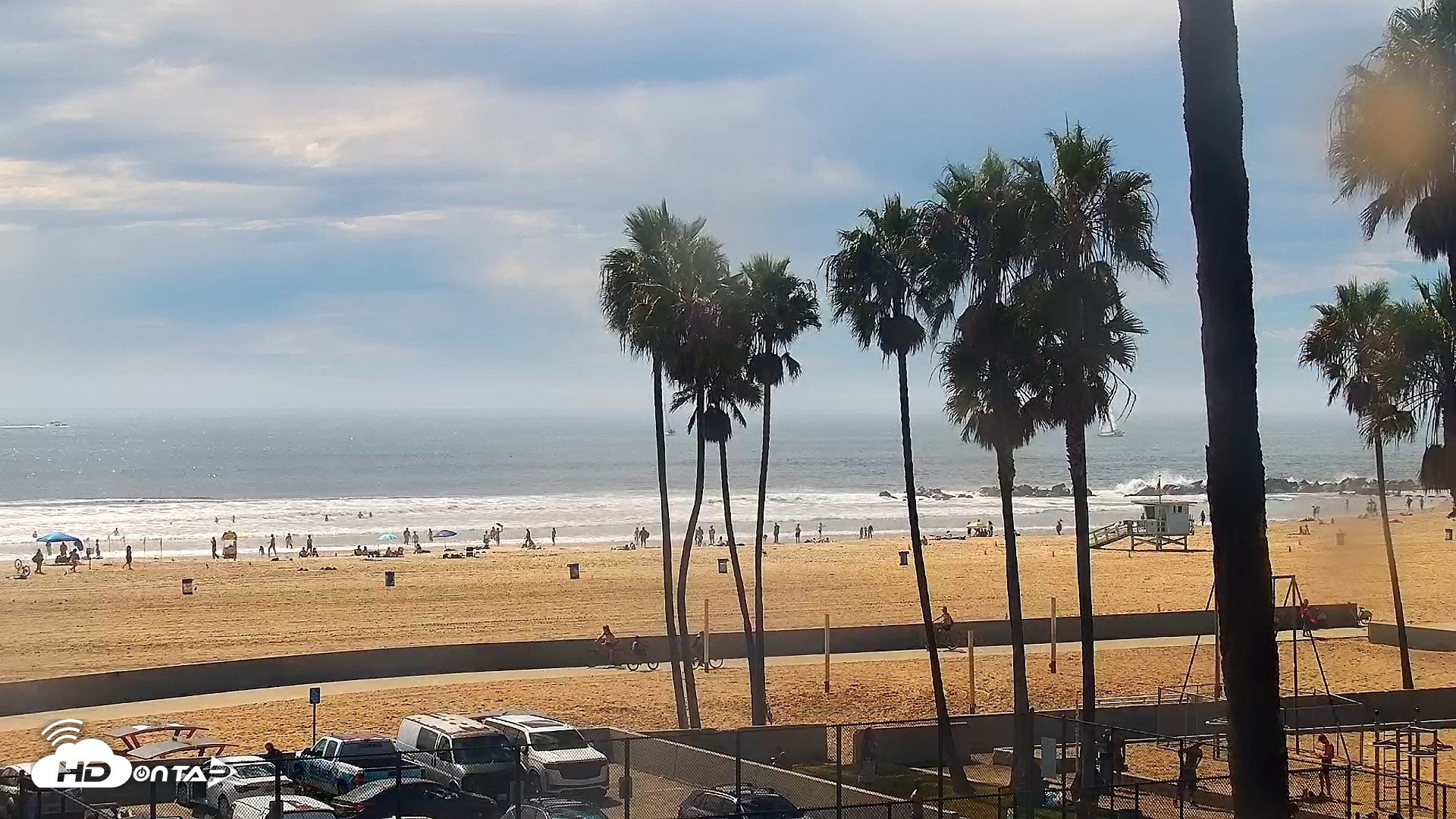 Snapshot of Venice Beach Live Surf Cam taken Sep 7, 2026, 2:43pm PDT