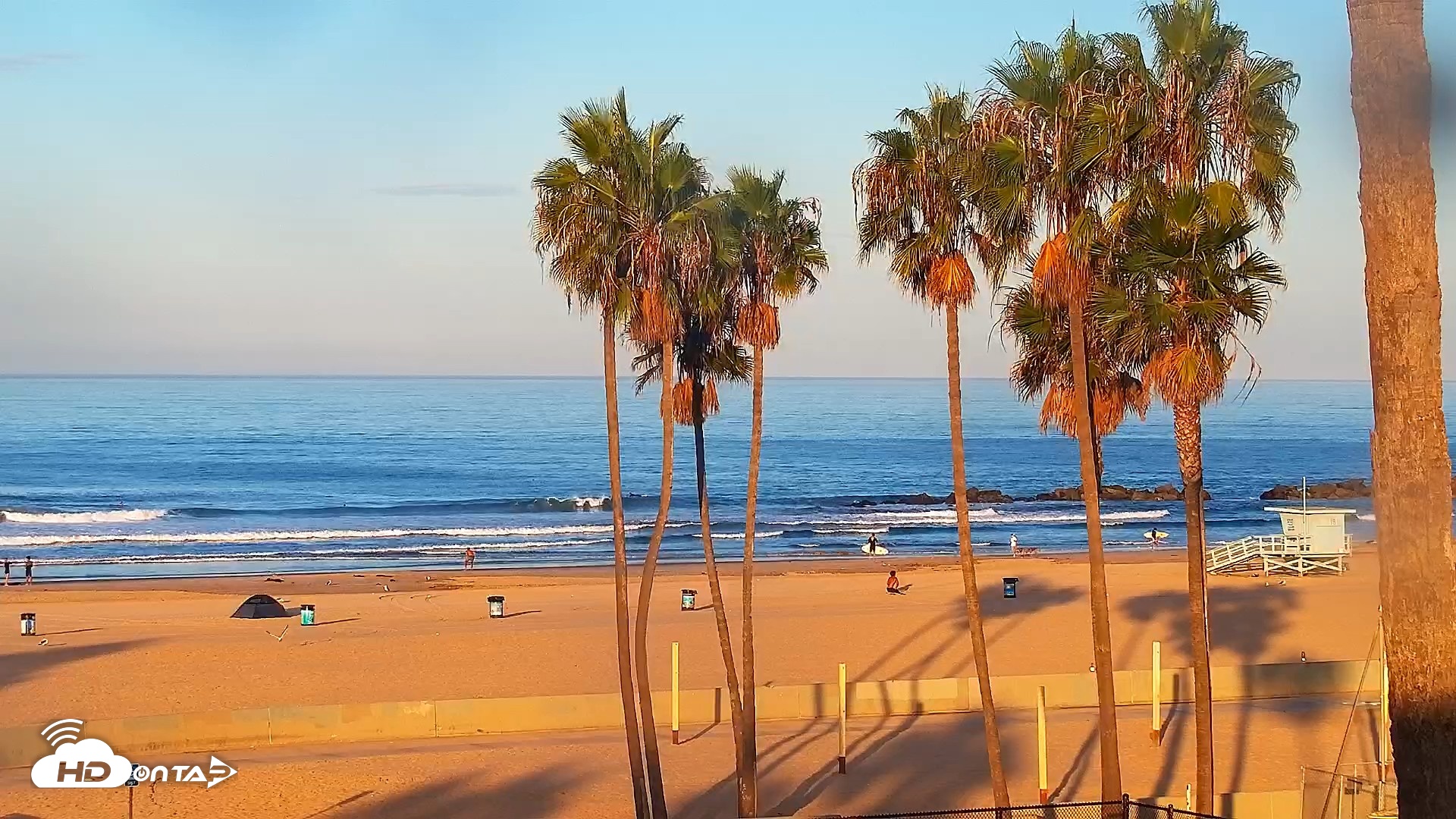 Snapshot of Venice Beach Live Surf Cam taken Sep 10, 2026, 7:13am PDT