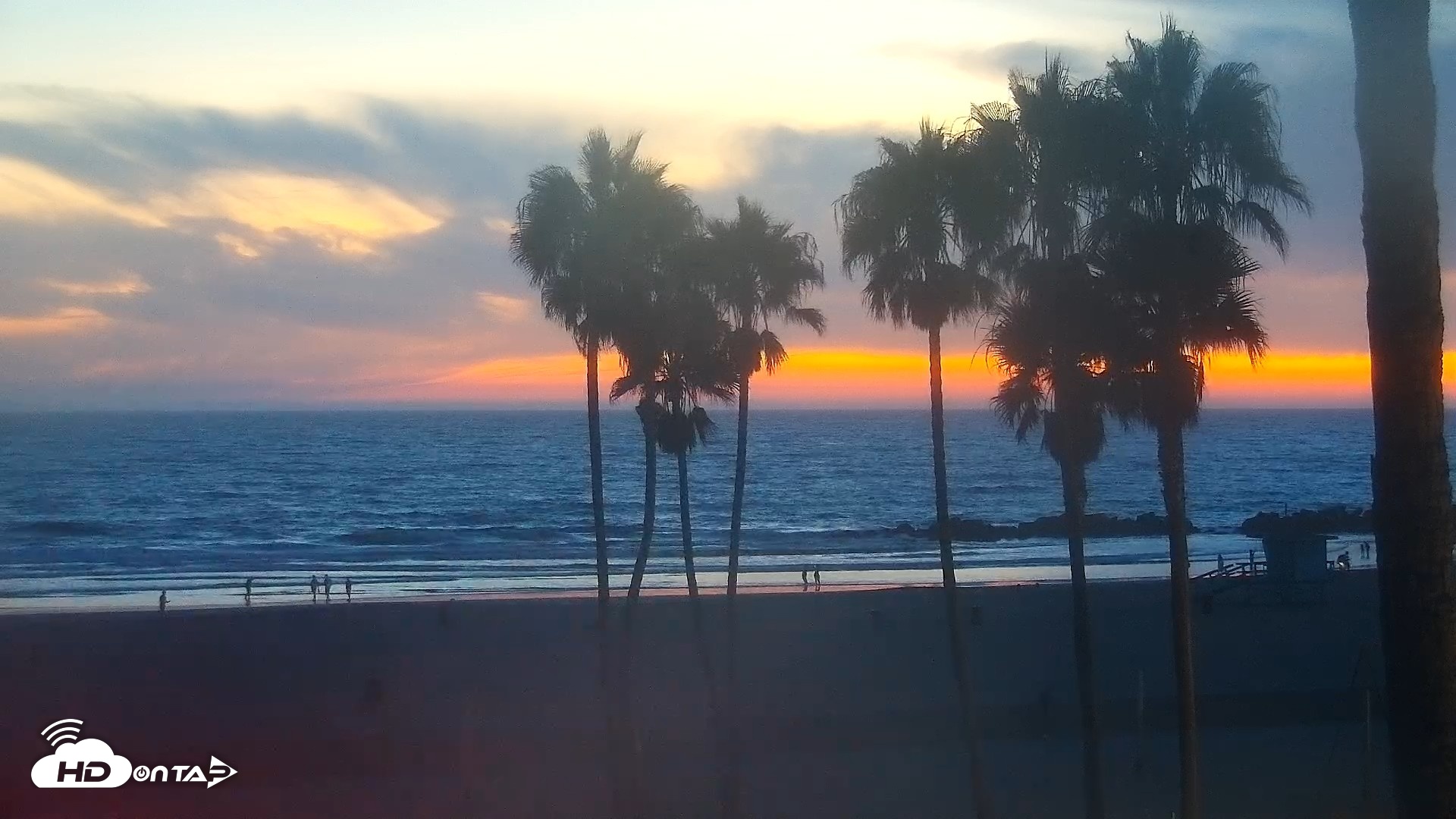 Snapshot of Venice Beach Live Surf Cam taken Aug 17, 2026, 8:03pm PDT