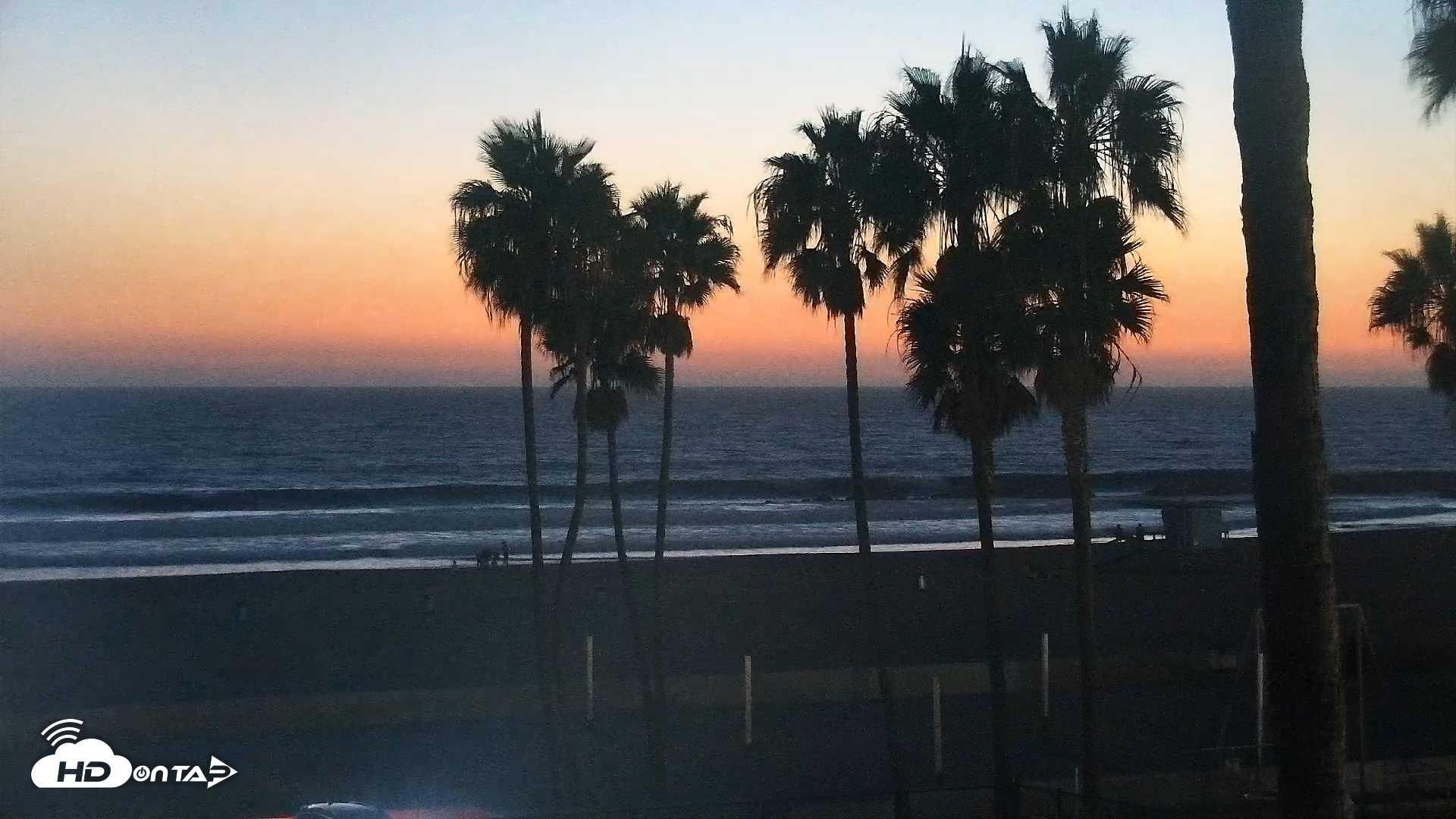 Snapshot of Venice Beach Live Surf Cam taken Sep 11, 2026, 7:46pm PDT