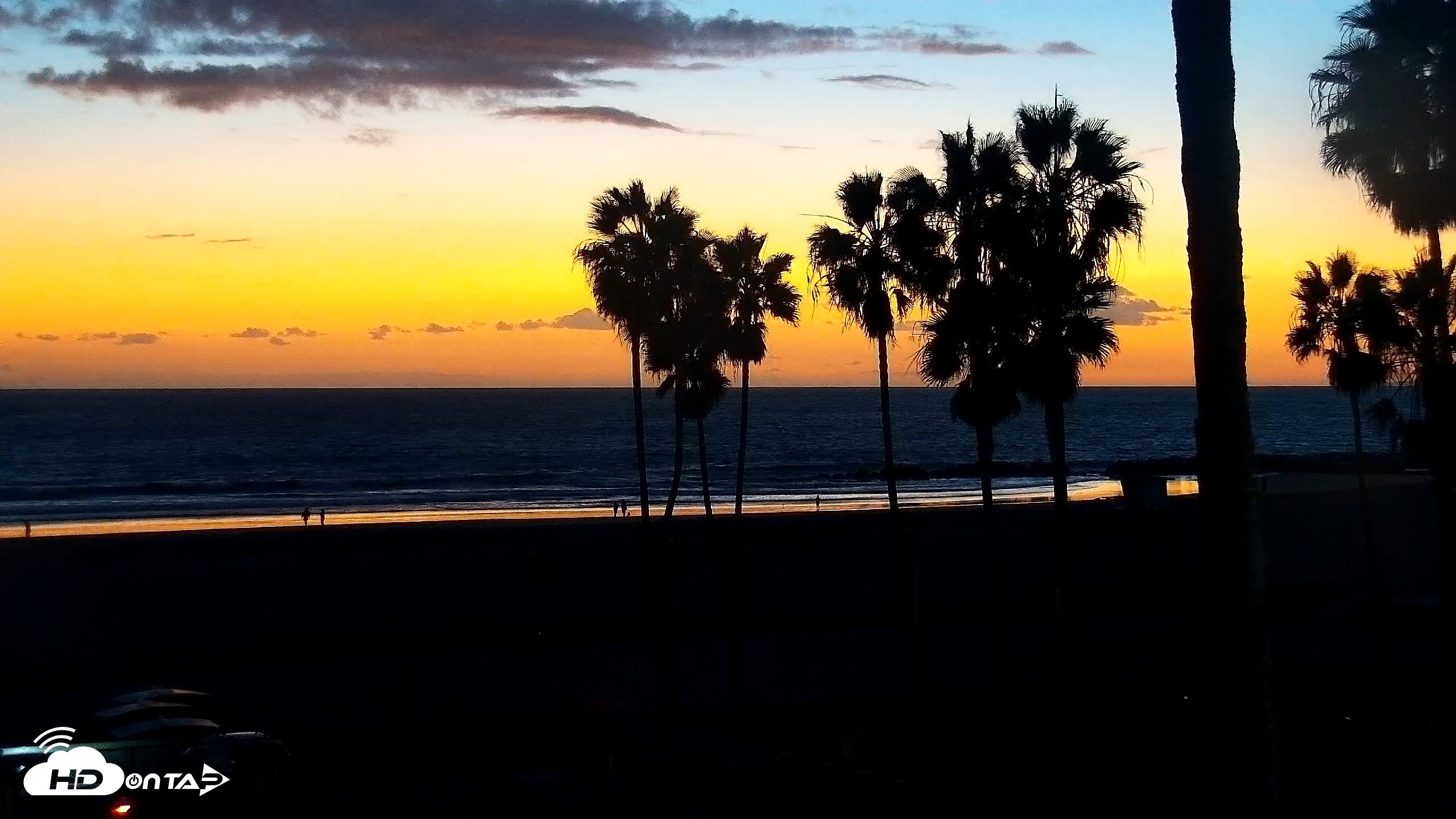 Snapshot of Venice Beach Roaming Live Surf Cam taken Oct 12, 2026, 6:56pm PDT