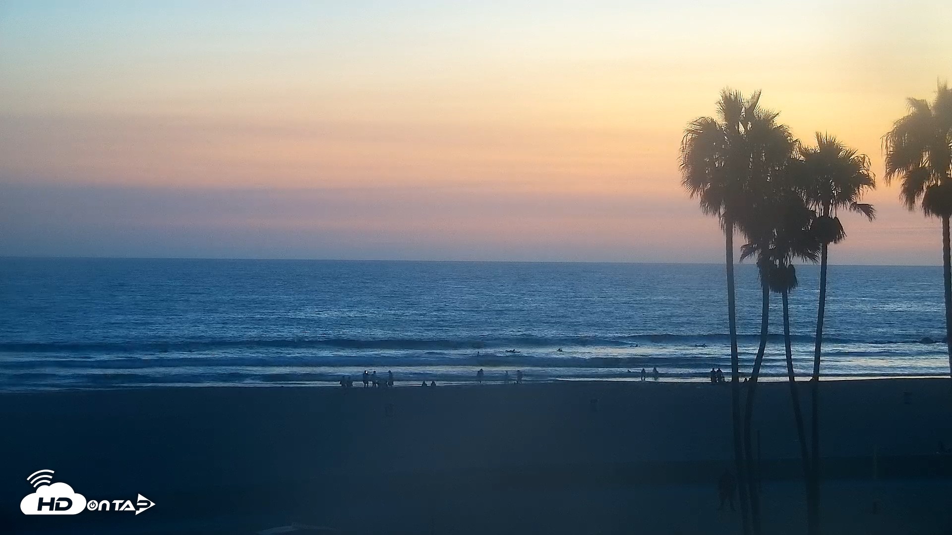 Snapshot of Venice Beach Live Surf Cam taken Aug 21, 2026, 7:58pm PDT