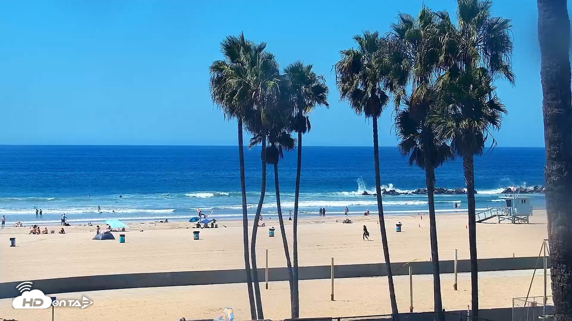 Snapshot of Venice Beach Live Surf Cam taken Sep 10, 2026, 12:31pm PDT